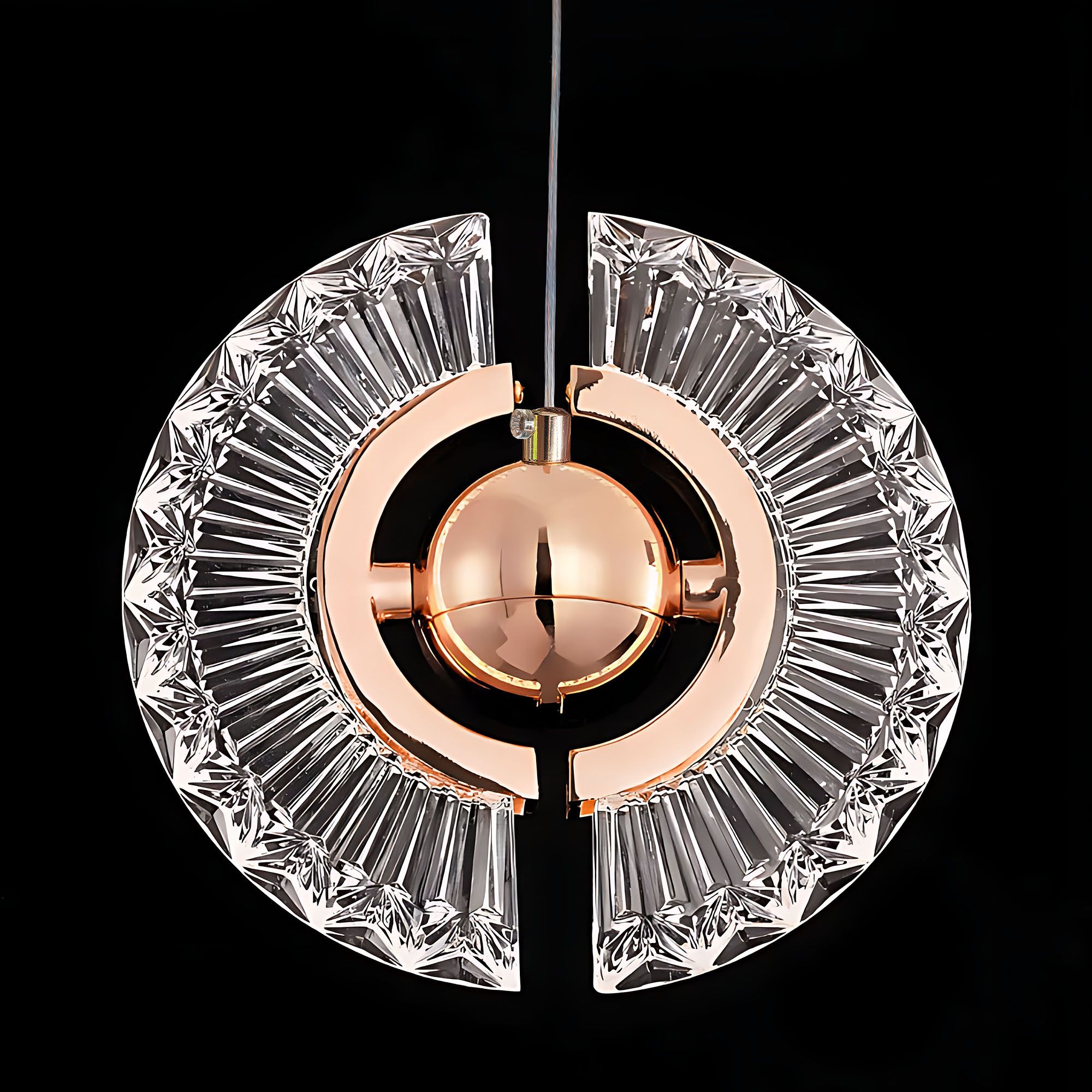 Toolight, LED stropné svietidlo, 6W, 3000K, LHJ108-2CP, ružové zlato, OSW-60049