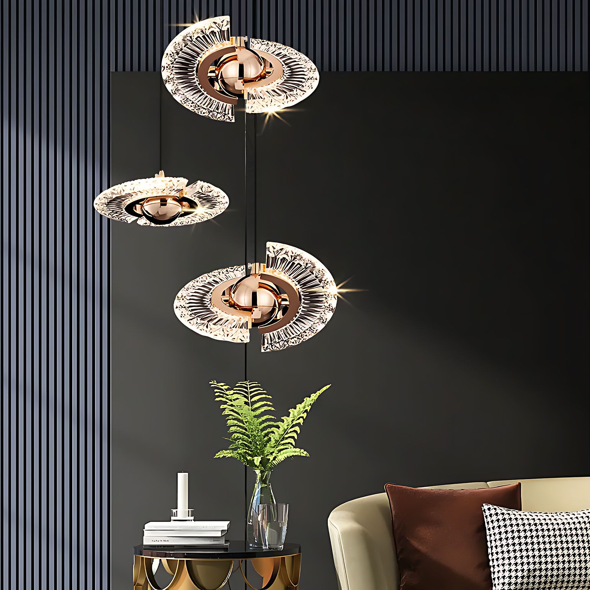 Toolight, LED stropné svietidlo, 6W, 3000K, LHJ108-2CP, ružové zlato, OSW-60049