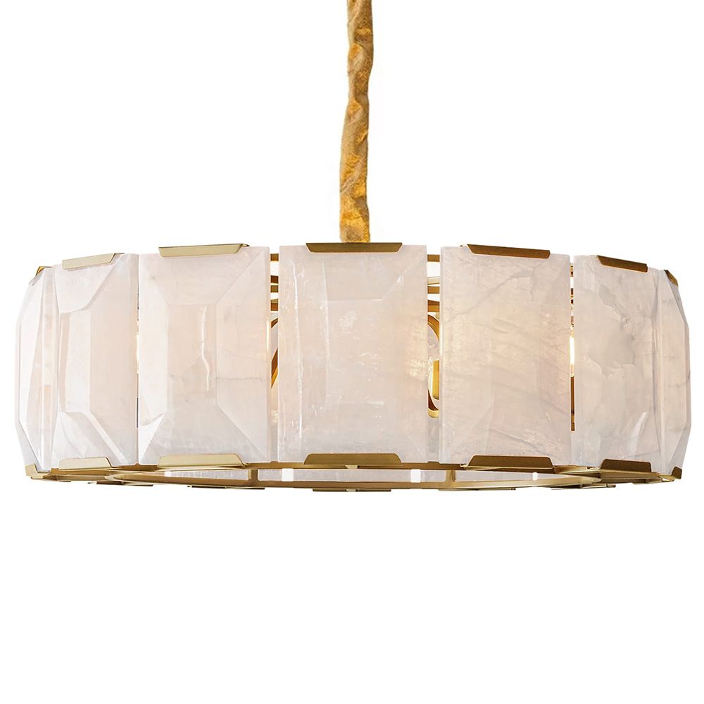 Toolight, stropné svietidlo 60cm 6xE14, APP1797-8CP, zlatá matná, OSW-04569