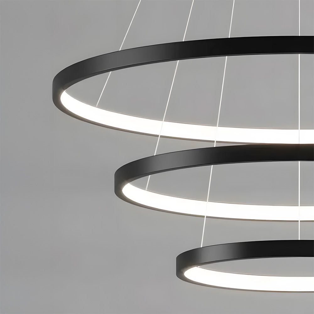 Toolight, LED stropné osvetlenie 61cm, 80W, 3000K, LHJ013-CP3, čierna, OSW-60007
