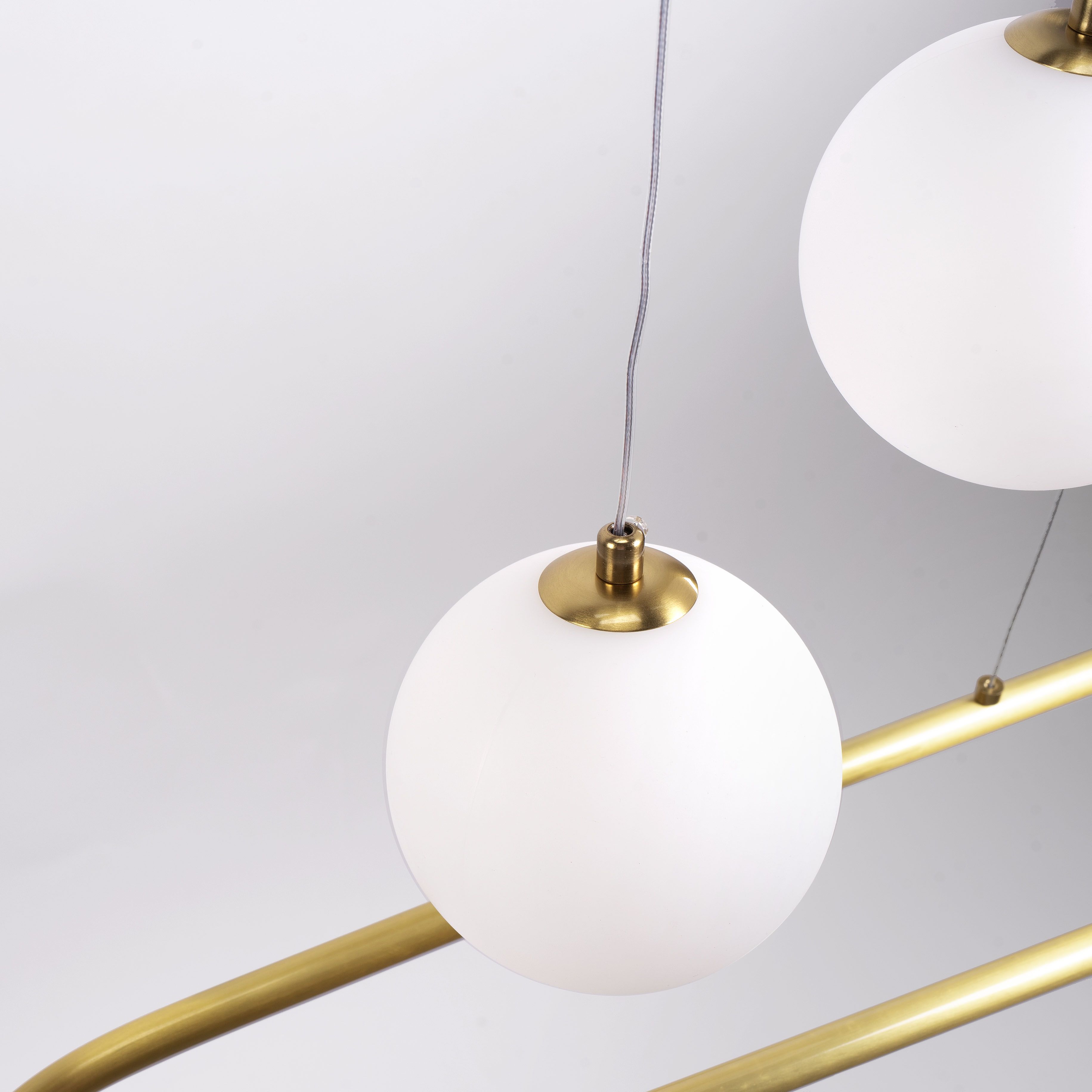Toolight, LED stropné osvetlenie 120cm, LHJ039-CP, zlatá matná, OSW-60024