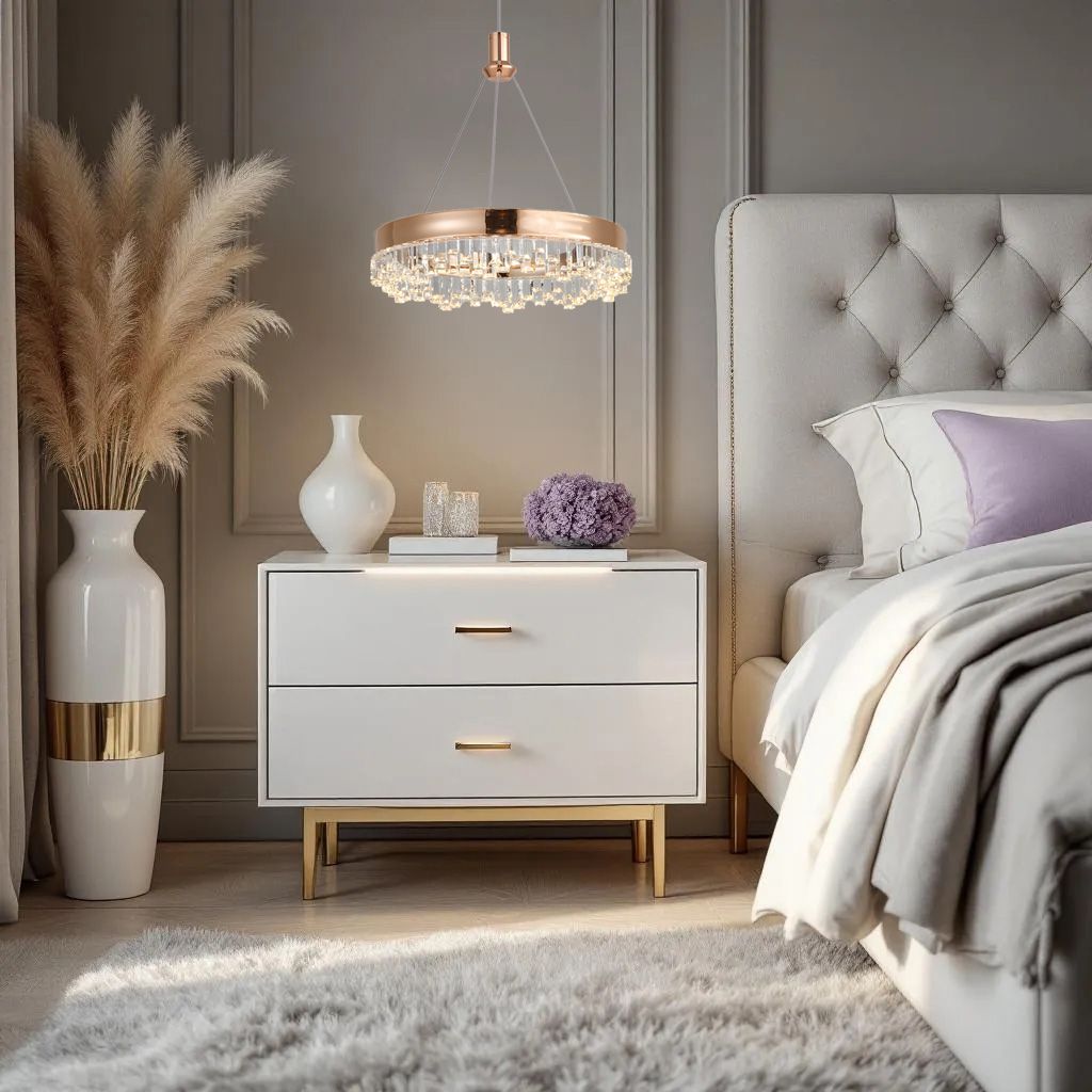 Toolight, závesné LED svietidlo 20cm, 12W, 3000K, LHJ097-CP, ružové zlato, OSW-60042