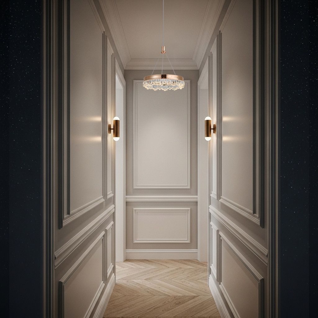 Toolight, závesné LED svietidlo 20cm, 12W, 3000K, LHJ097-CP, ružové zlato, OSW-60042