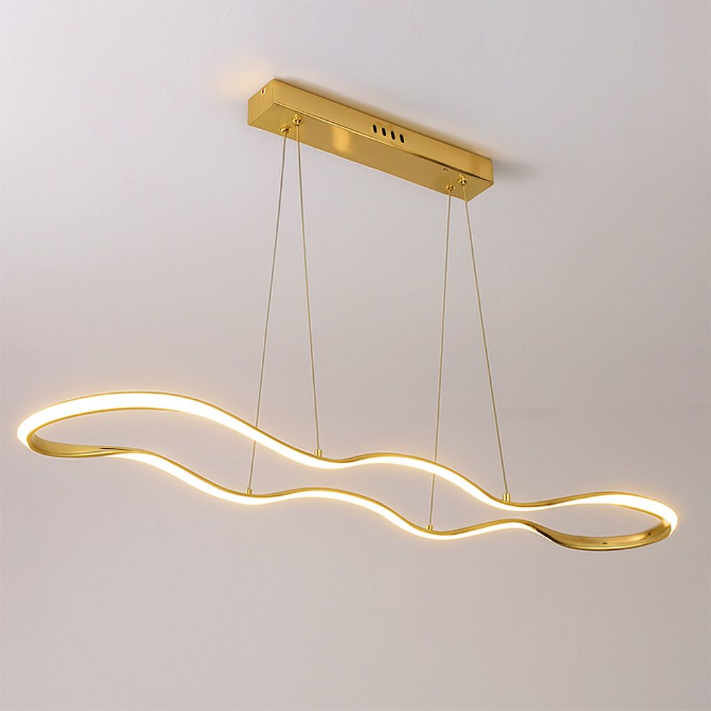 Toolight, LED stropné osvetlenie 100cm, 24W, 3000K, LHJ028-CP, zlatá, OSW-60018