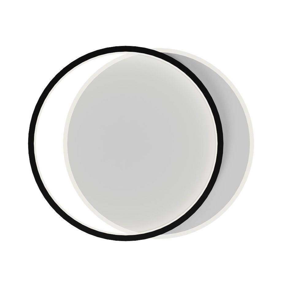 Toolight, LED stropné svietidlo 40cm, LHJ076-C, čierna-biela, OSW-50035