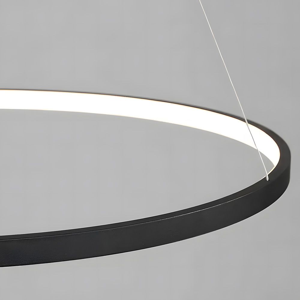 Toolight, LED stropné svietidlo 40cm, 24W, 3000K, LHJ011-CP, čierna, OSW-60006