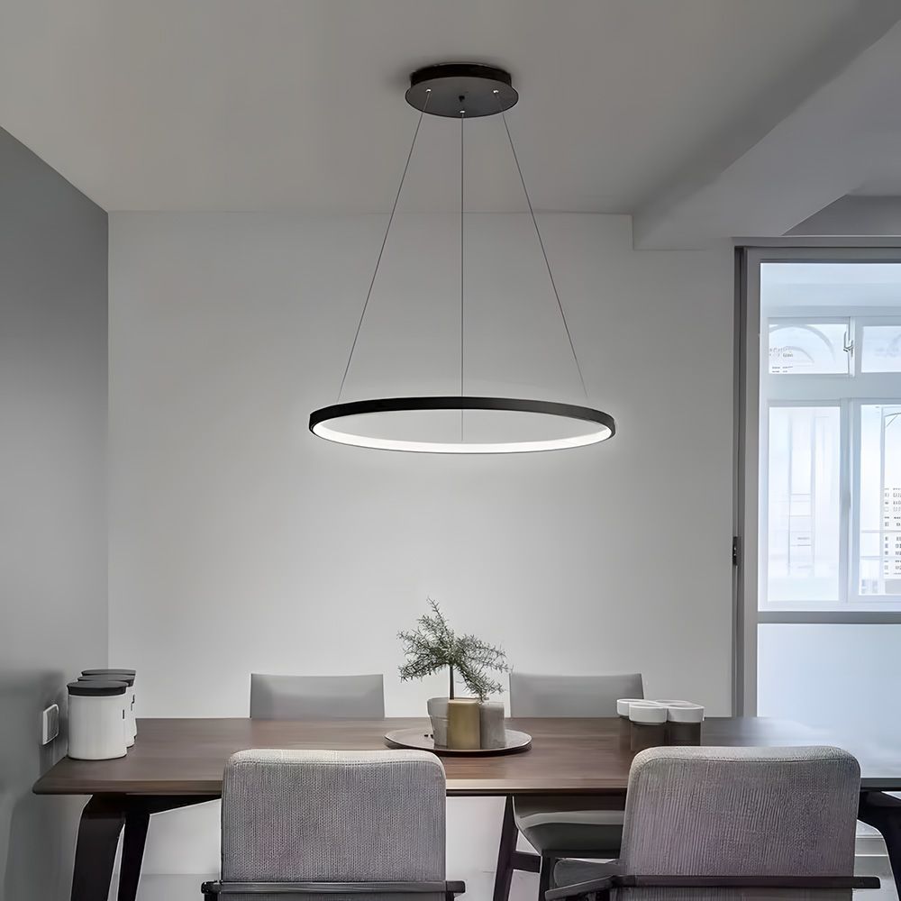 Toolight, LED stropné svietidlo 40cm, 24W, 3000K, LHJ011-CP, čierna, OSW-60006