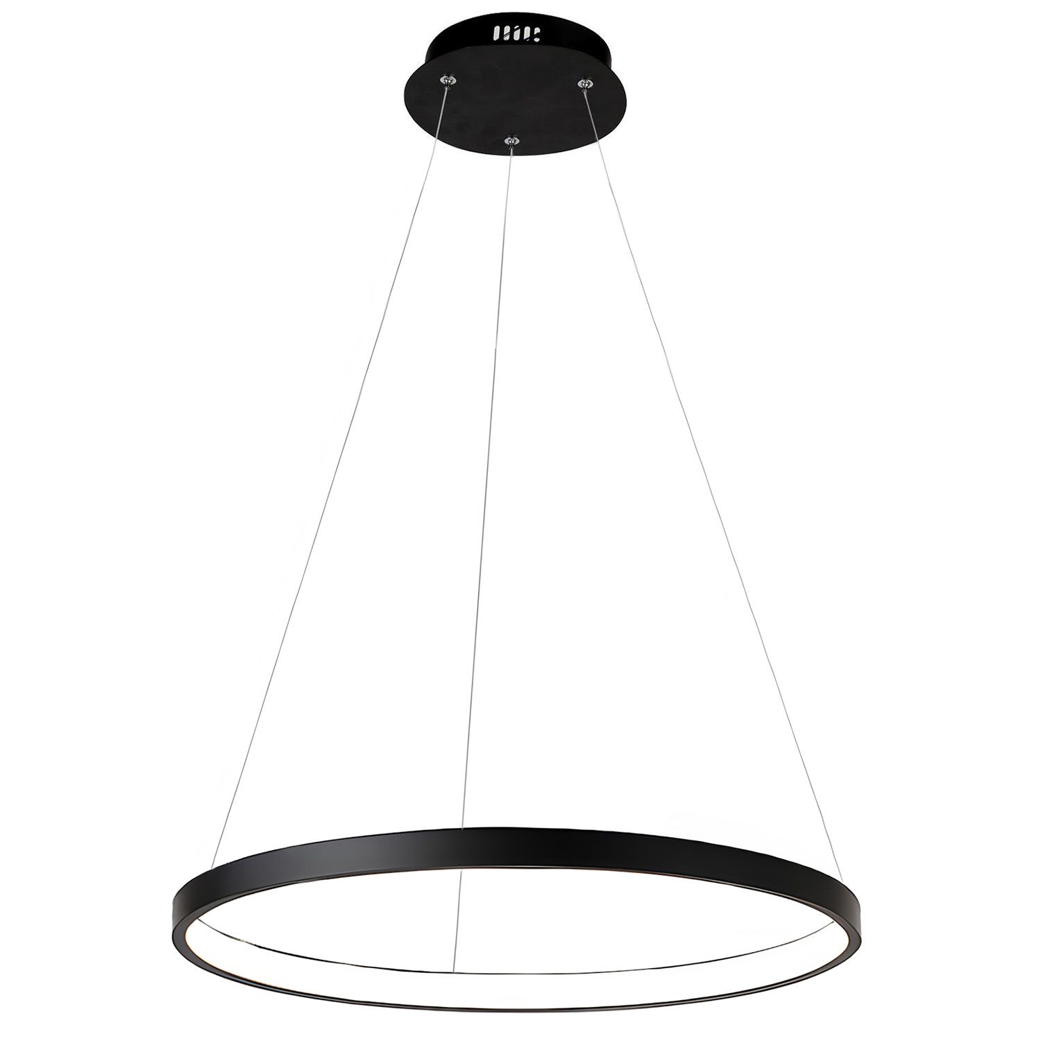 Toolight, LED stropné svietidlo 40cm, 24W, 3000K, LHJ011-CP, čierna, OSW-60006