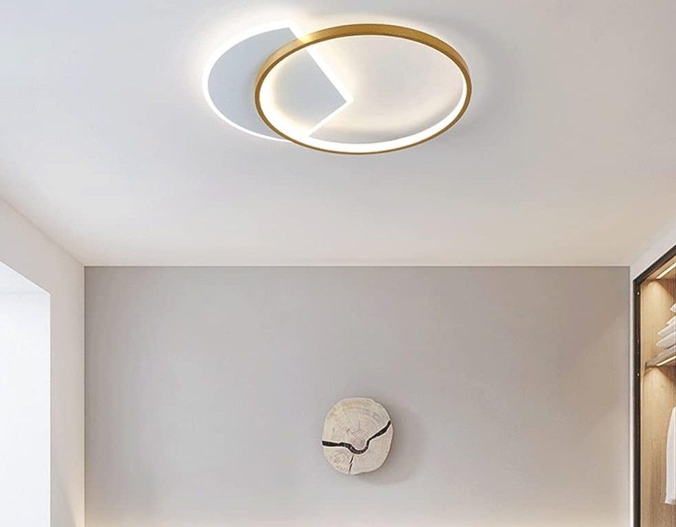 Toolight, LED stropné svietidlo 40cm, 30W, 3000K LHJ078-C, zlatá, OSW-50038