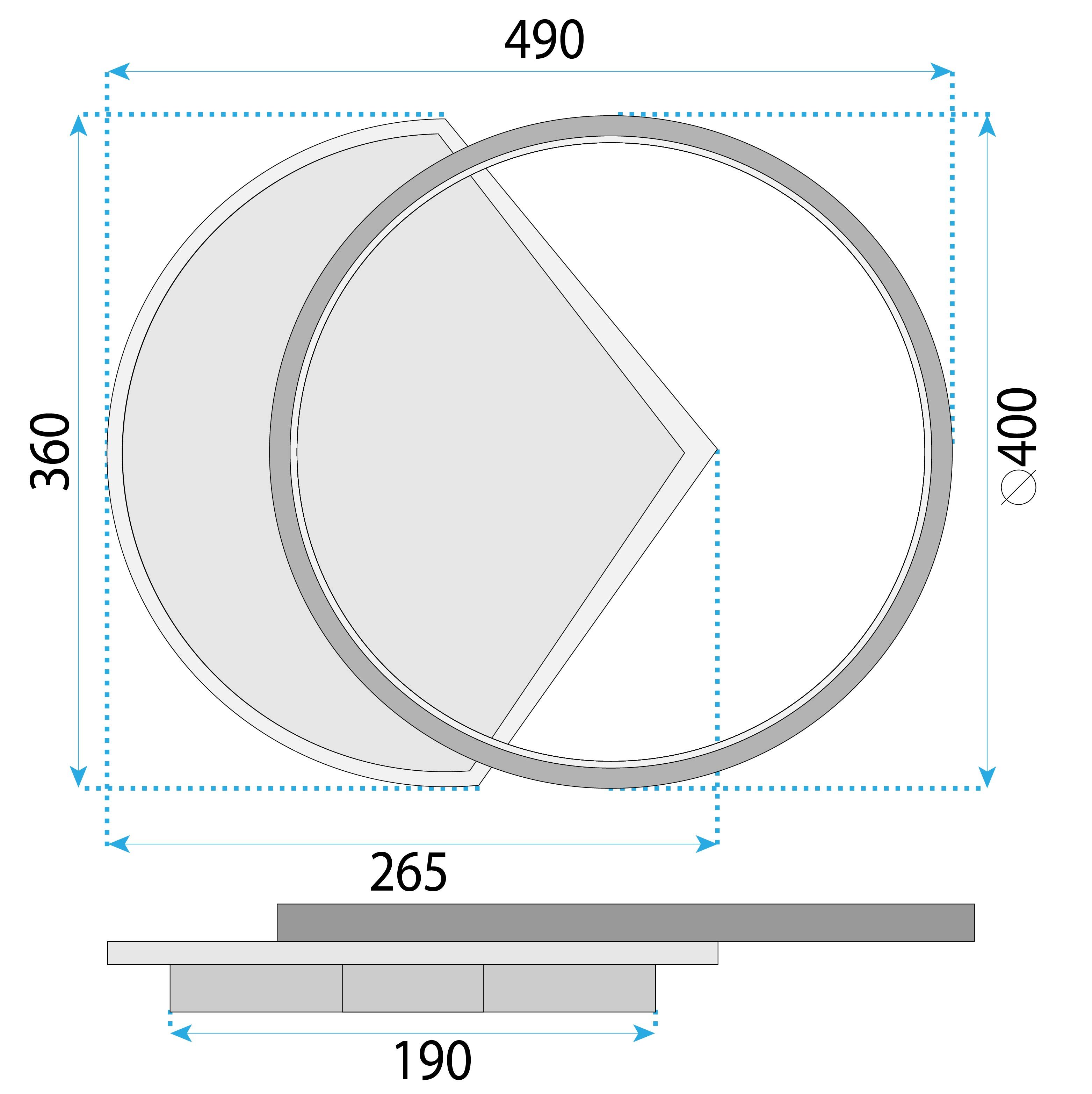 Toolight, LED stropné svietidlo 40cm, 30W, 3000K LHJ078-C, zlatá, OSW-50038