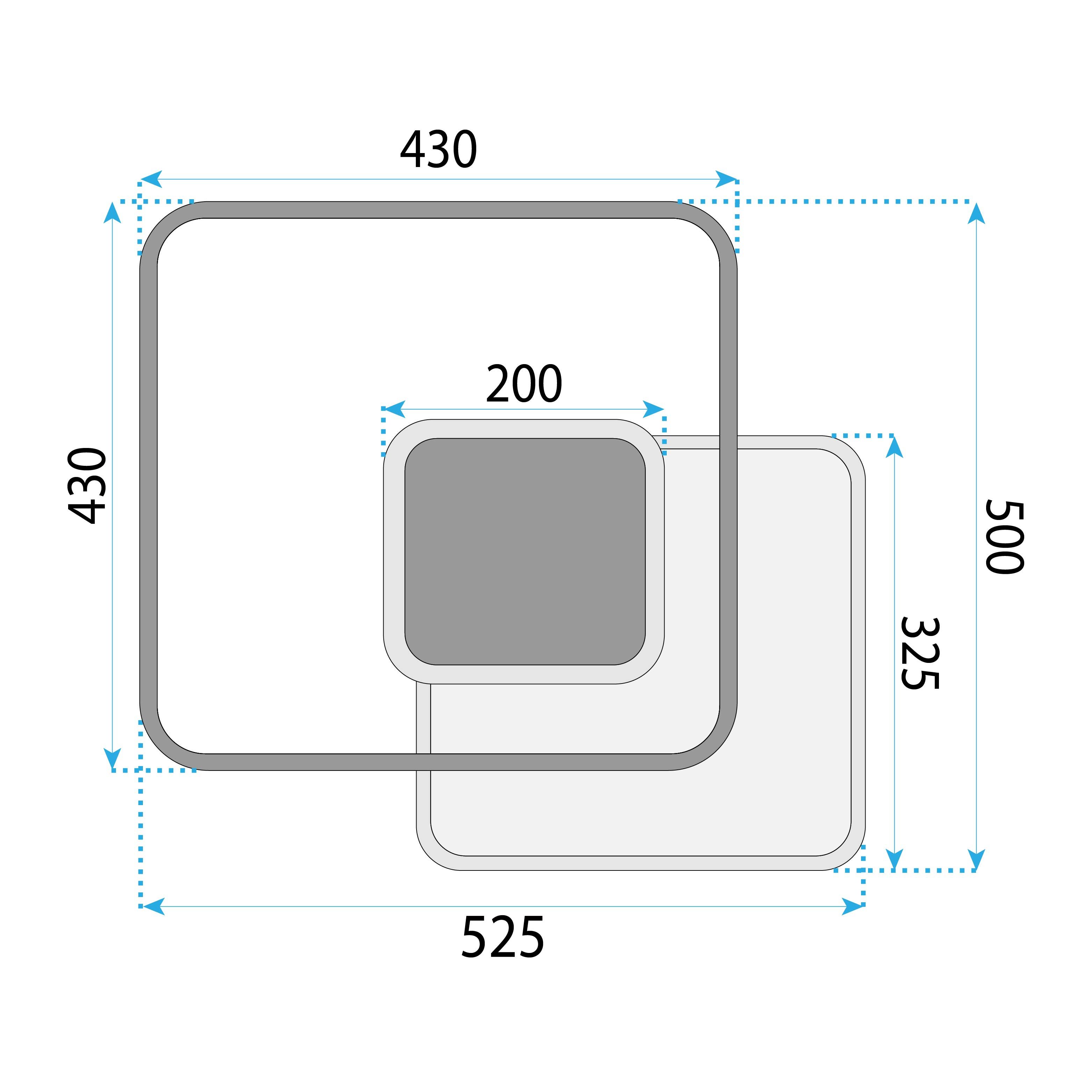 Toolight, LED stropné svietidlo 32W, 3000K, LHJ079-C, čierna-biela, OSW-50039