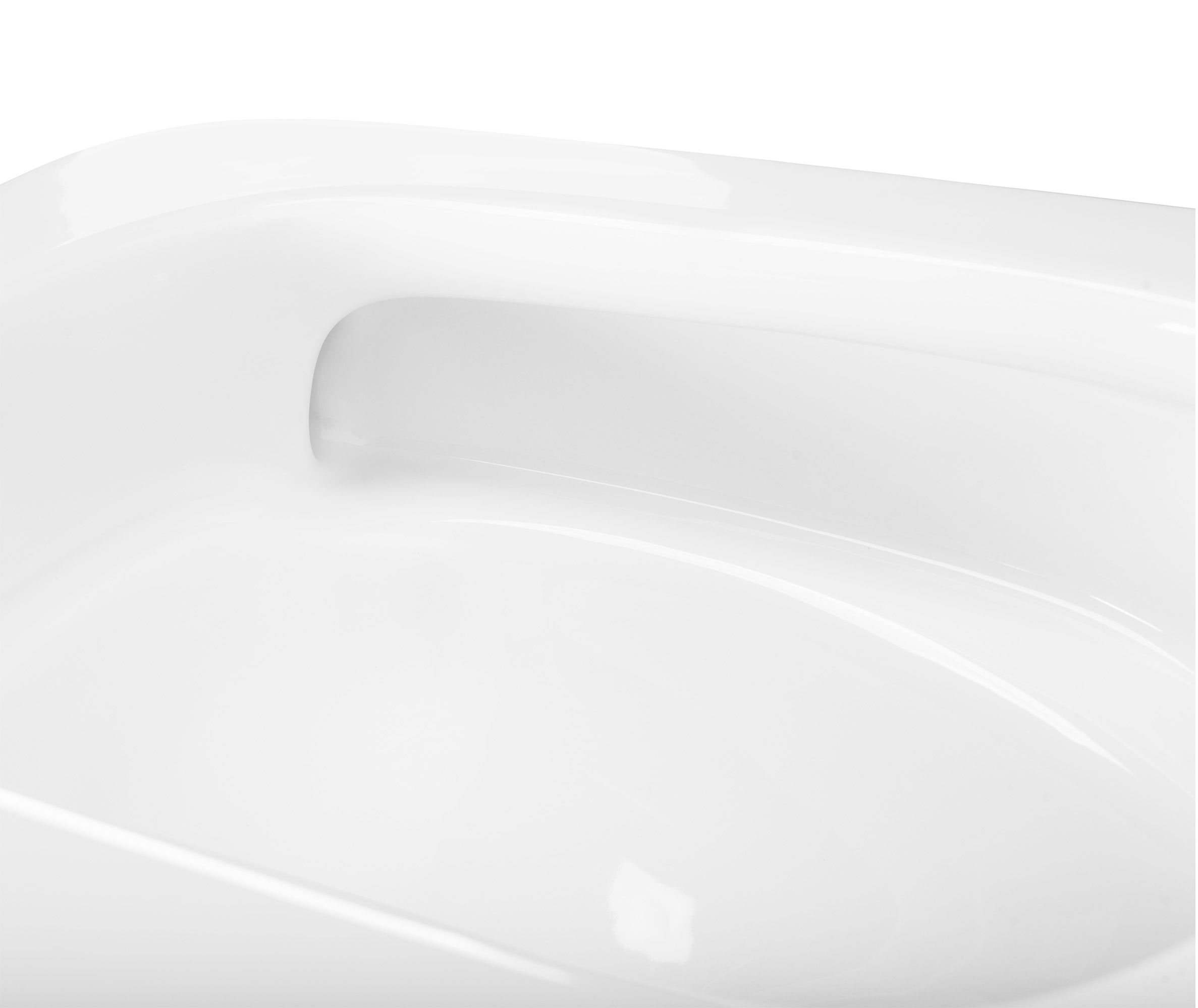 Rea Dexter, závesná WC misa Rimless Tornado 515x365x350 mm + WC sedadlo z duroplastu, biela lesklá, REA-C1278