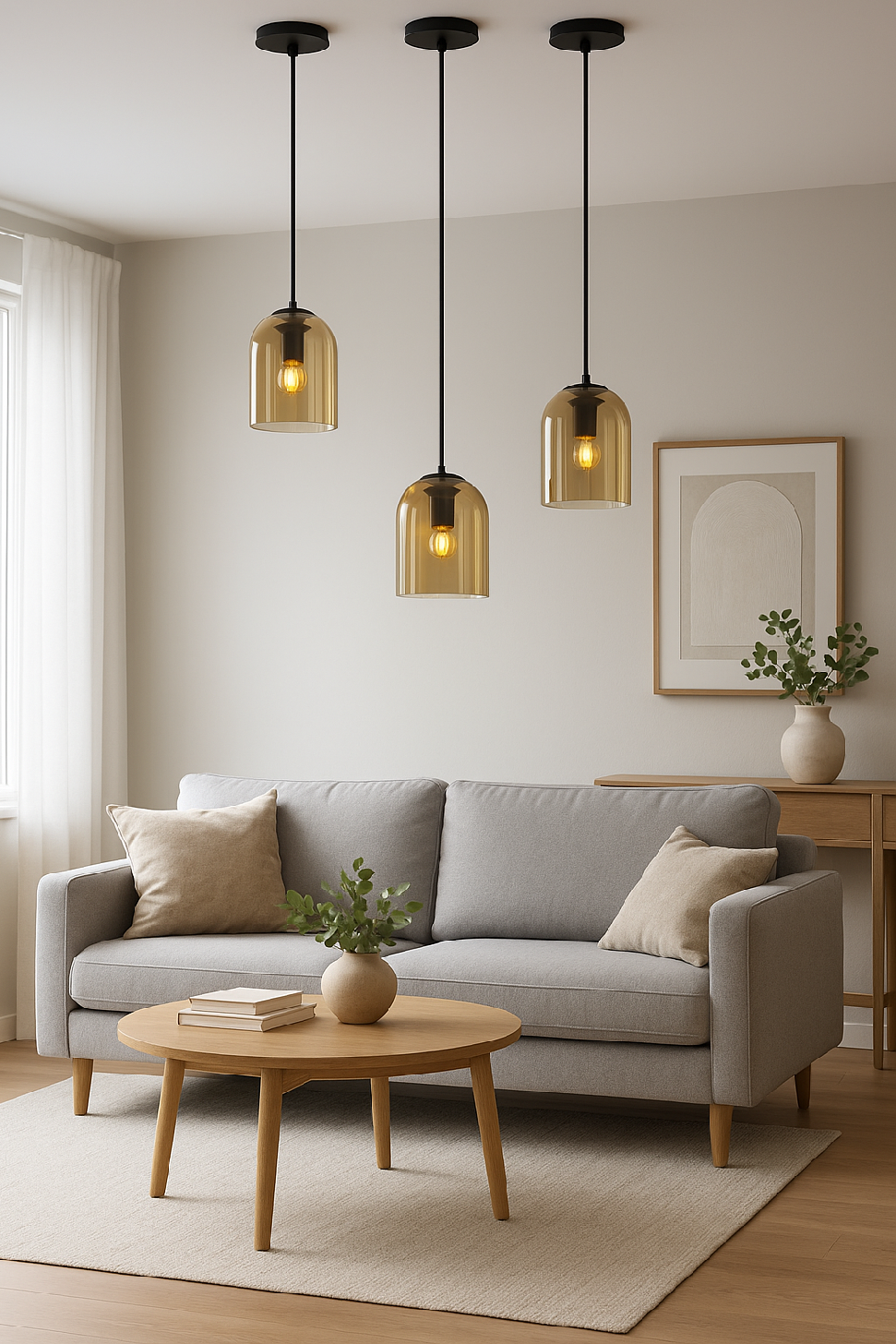 Toolight Amber, závesné svietidlo 1xE27 APP1704-1PC, hnedá-čierna, OSW-04335