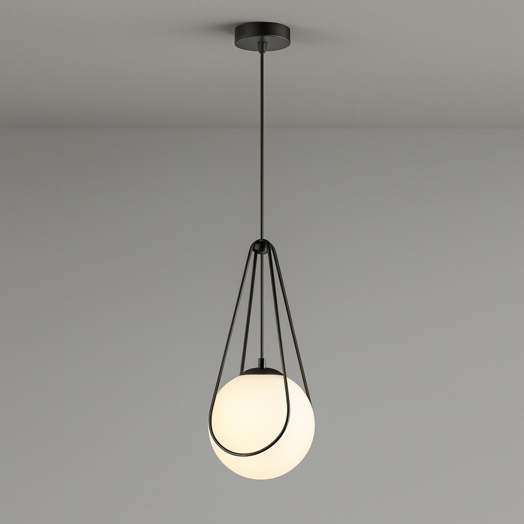 Toolight, stropné svietidlo 20cm, 1xE27, APP1792-1CP, čierna, OSW-04350