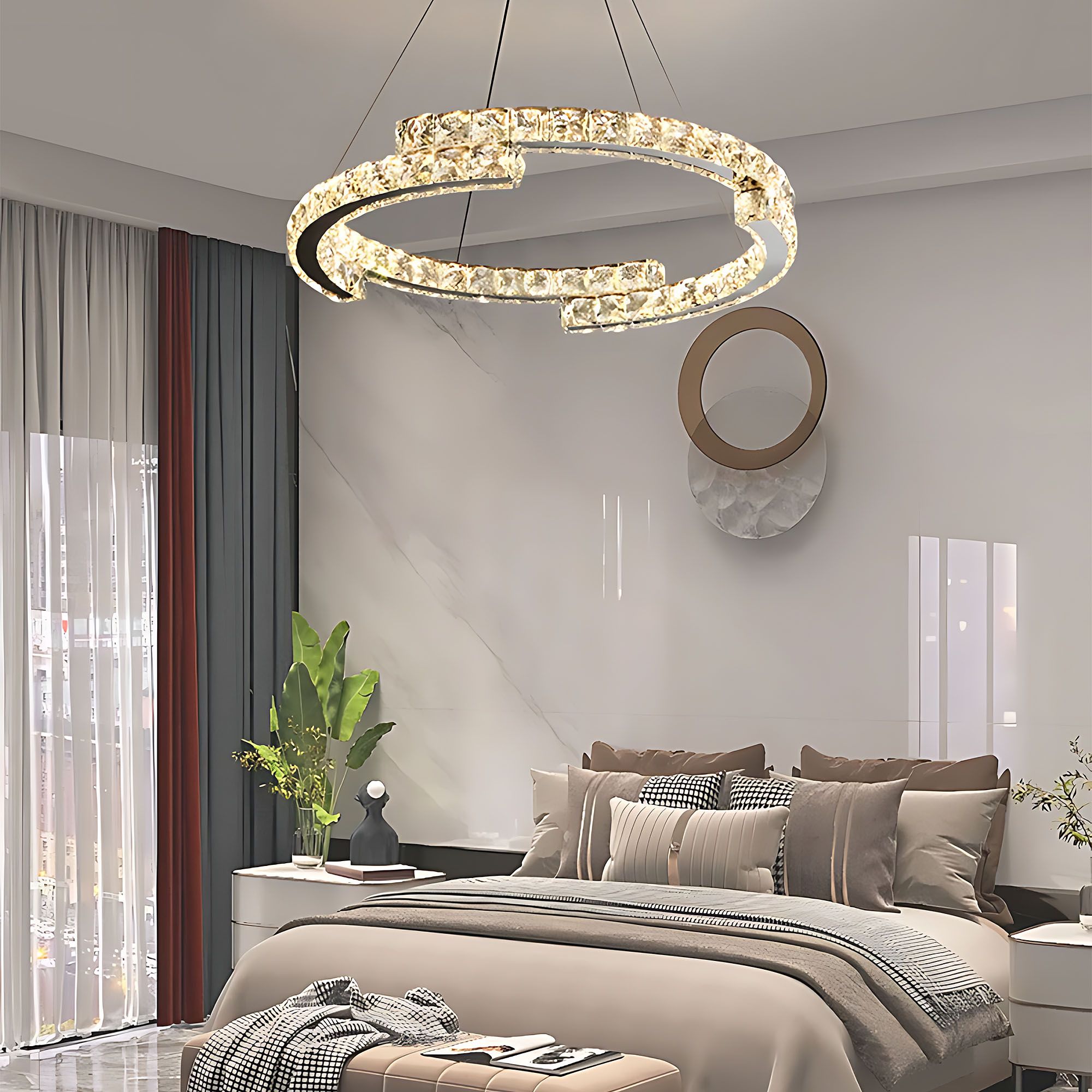 Toolight, LED stropné osvetlenie 60cm, 45W, 4000K, 2500lm, APP1770-CP, chrómová, OSW-04348