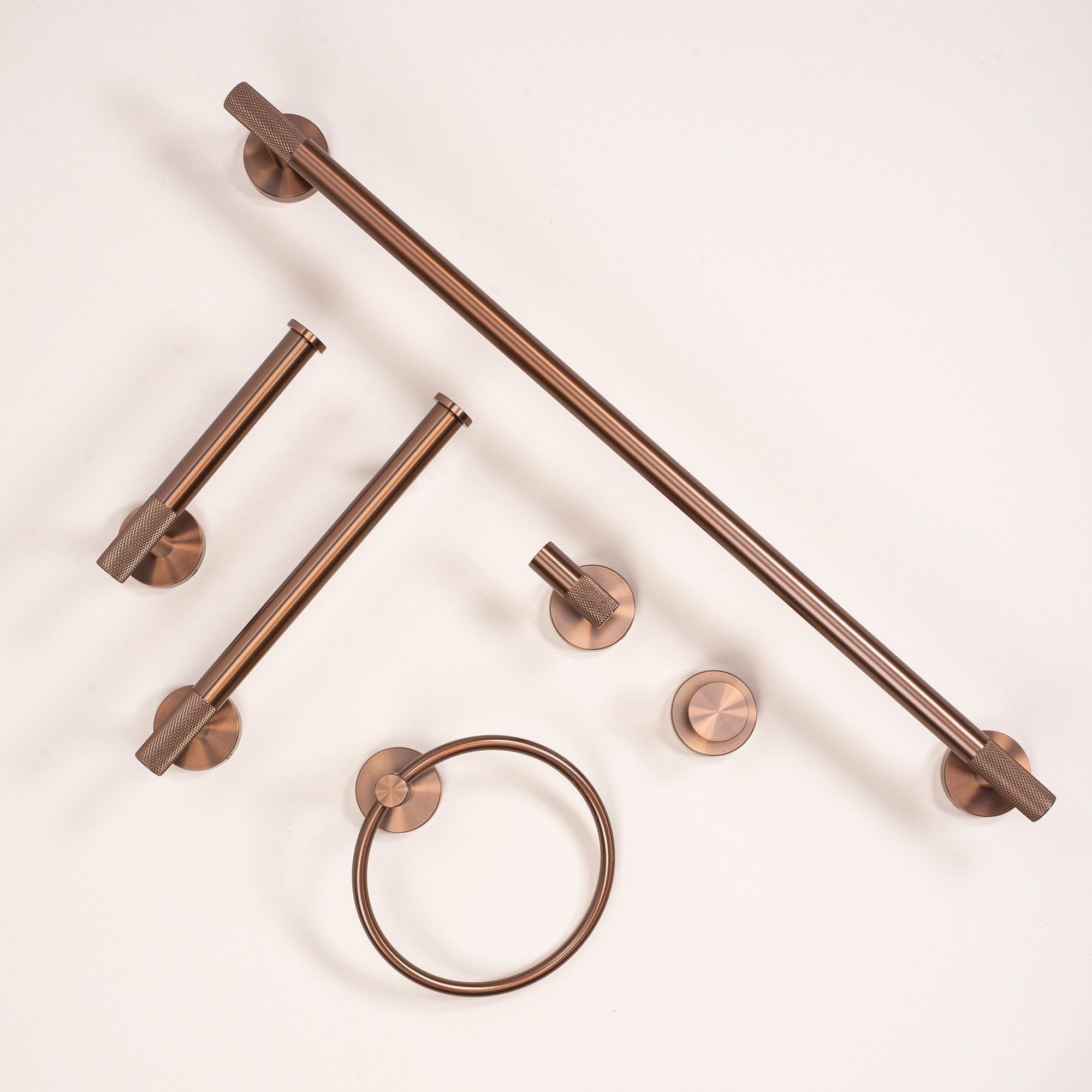 Rea Modern, kúpeľňový vešiak na uterák 26,5cm, 6610a, medená matná, REA-98013