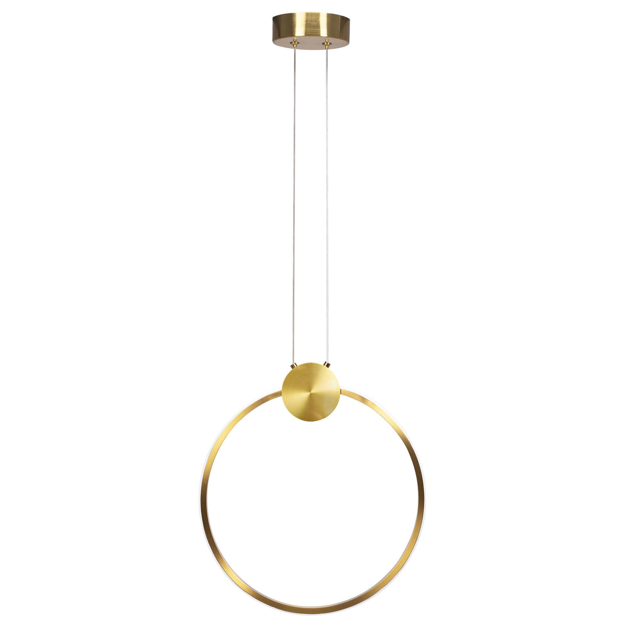 Toolight, LED stropné svietidlo 30cm, 13W, 4000K, 1500lm, APP1394-CP, zlatá matná, OSW-00952