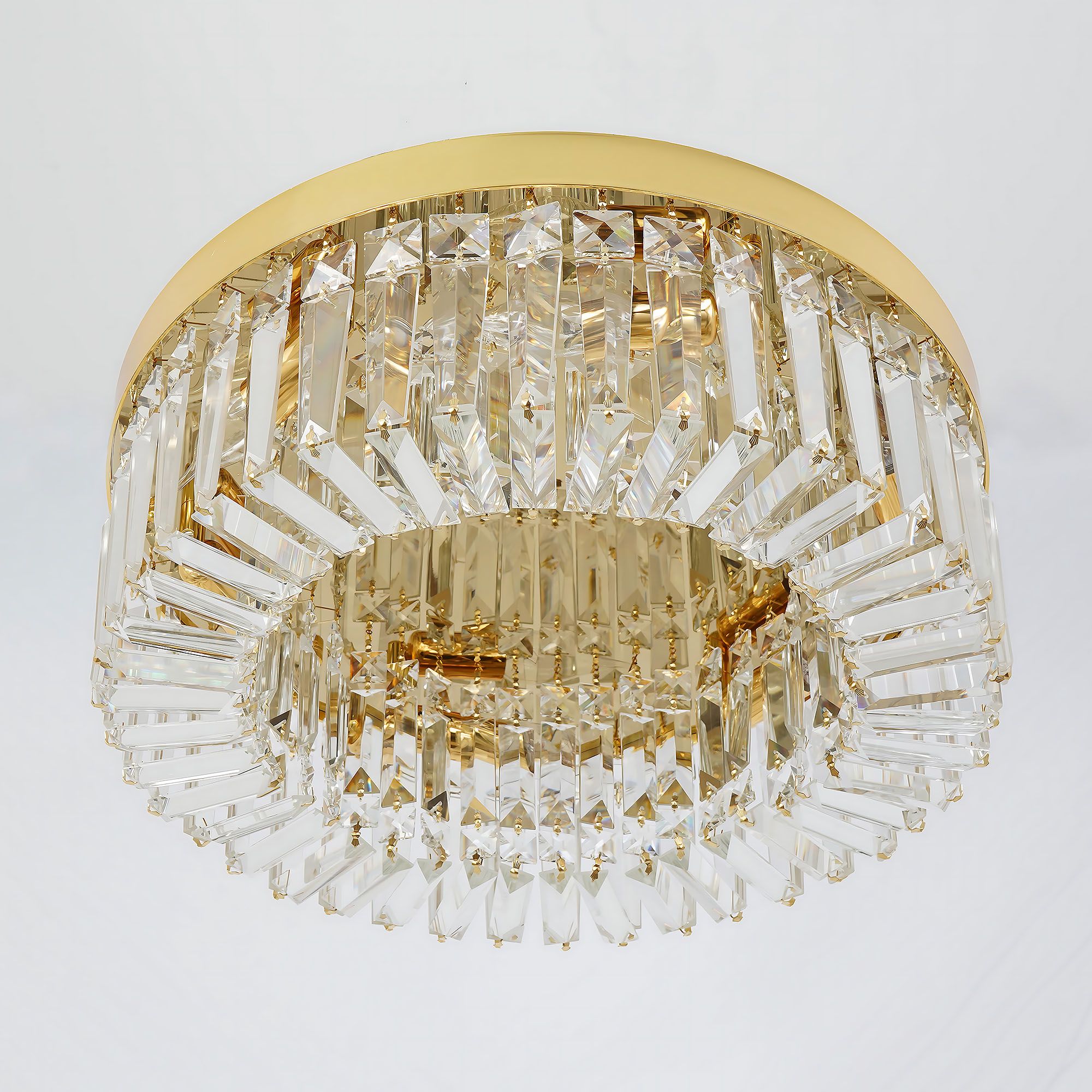 Toolight, stropné svietidlo 50cm, 6xE14, APP1728-6C, zlatá lesklá, OSW-06353
