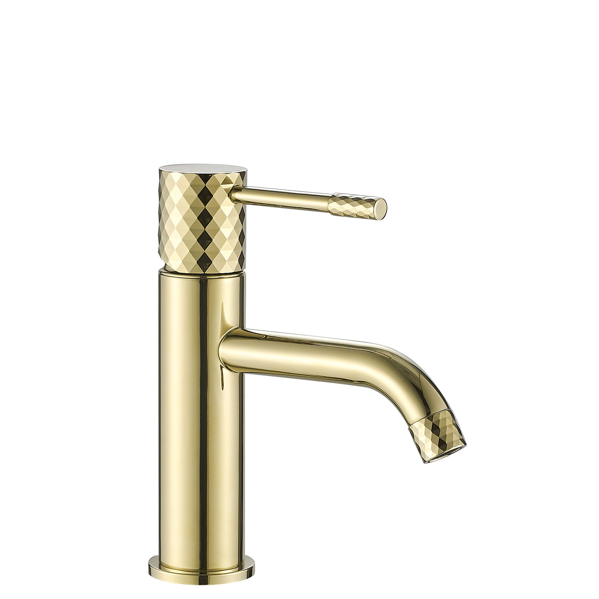 Rea Lungo Diamond, umývadlová batéria h-185, zlatá lesklá, REA-B8993