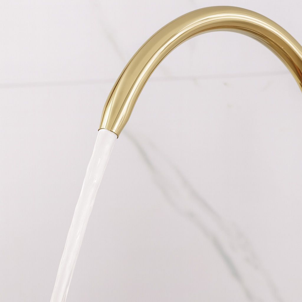 Rea Eco Fresh, drezová batéria s výtokom pre filter pitnej vody, zlatá lesklá, REA-B8989