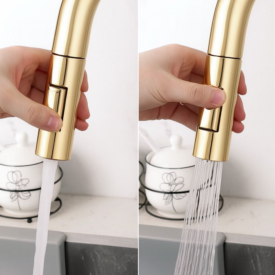 Rea Eco Fresh, drezová batéria s výtokom pre filter pitnej vody, zlatá lesklá, REA-B8989