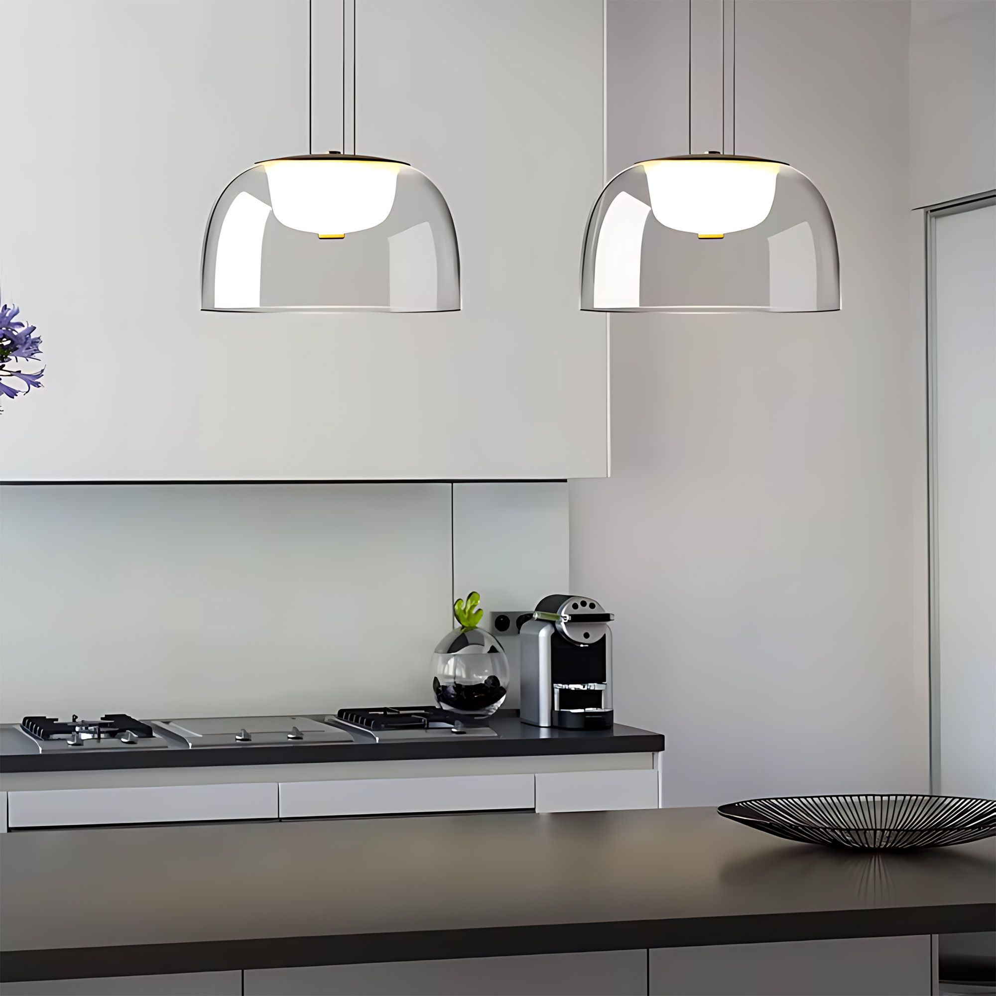 Toolight, LED závesné svietidlo 12W, 4000K, 1000lm, APP1690-1PC B, zlatá, OSW-04370