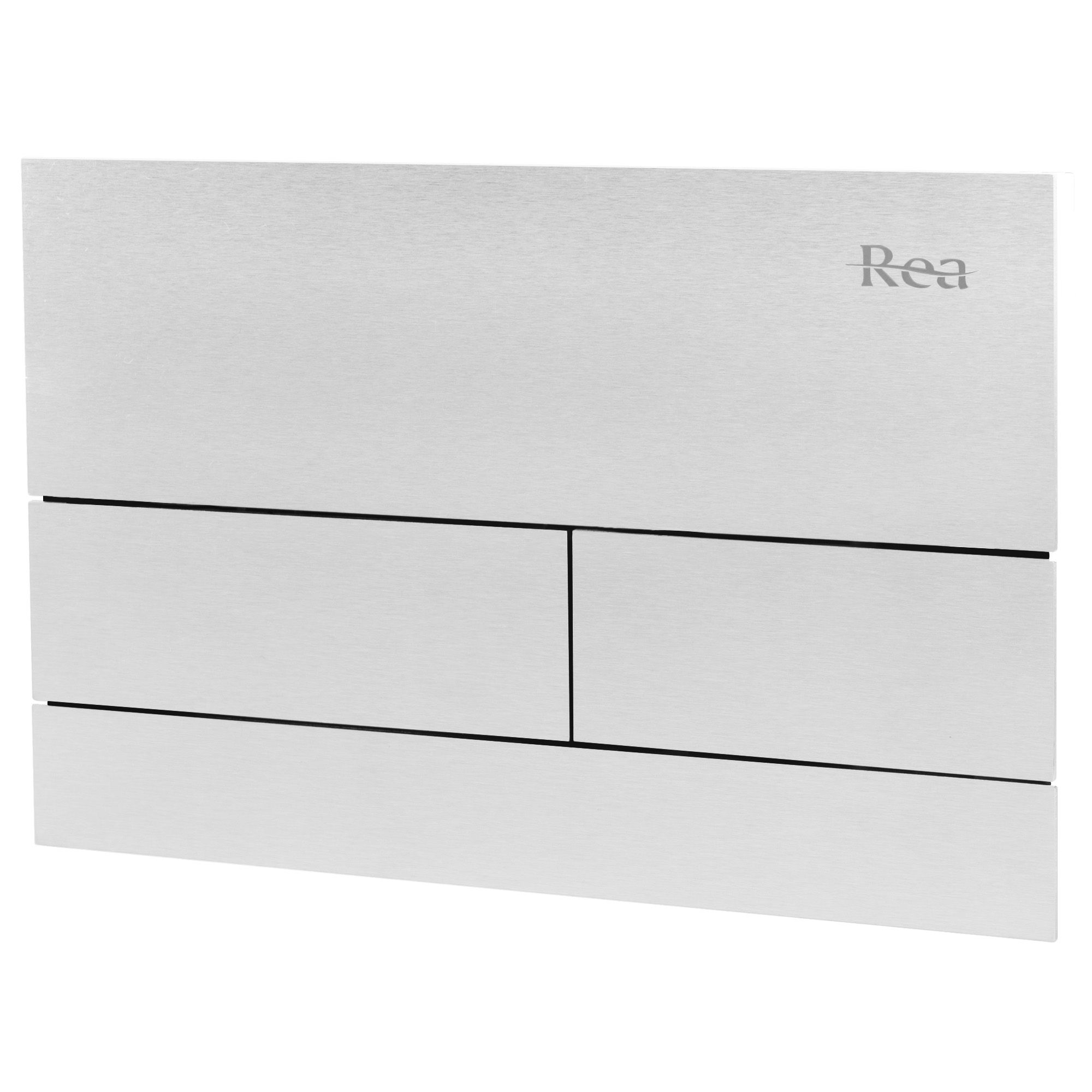 Rea, tlačidlo na splachovanie k podomietkovým systémom WC K011A-Q Rea T, brúsená oceľ, REA-E0057