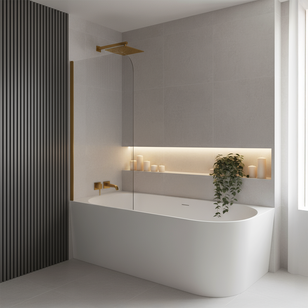 Rea Bellanto Slim, rohová akrylátová vaňa 1700x790x580 mm, ľavá, biela, REA-W0131
