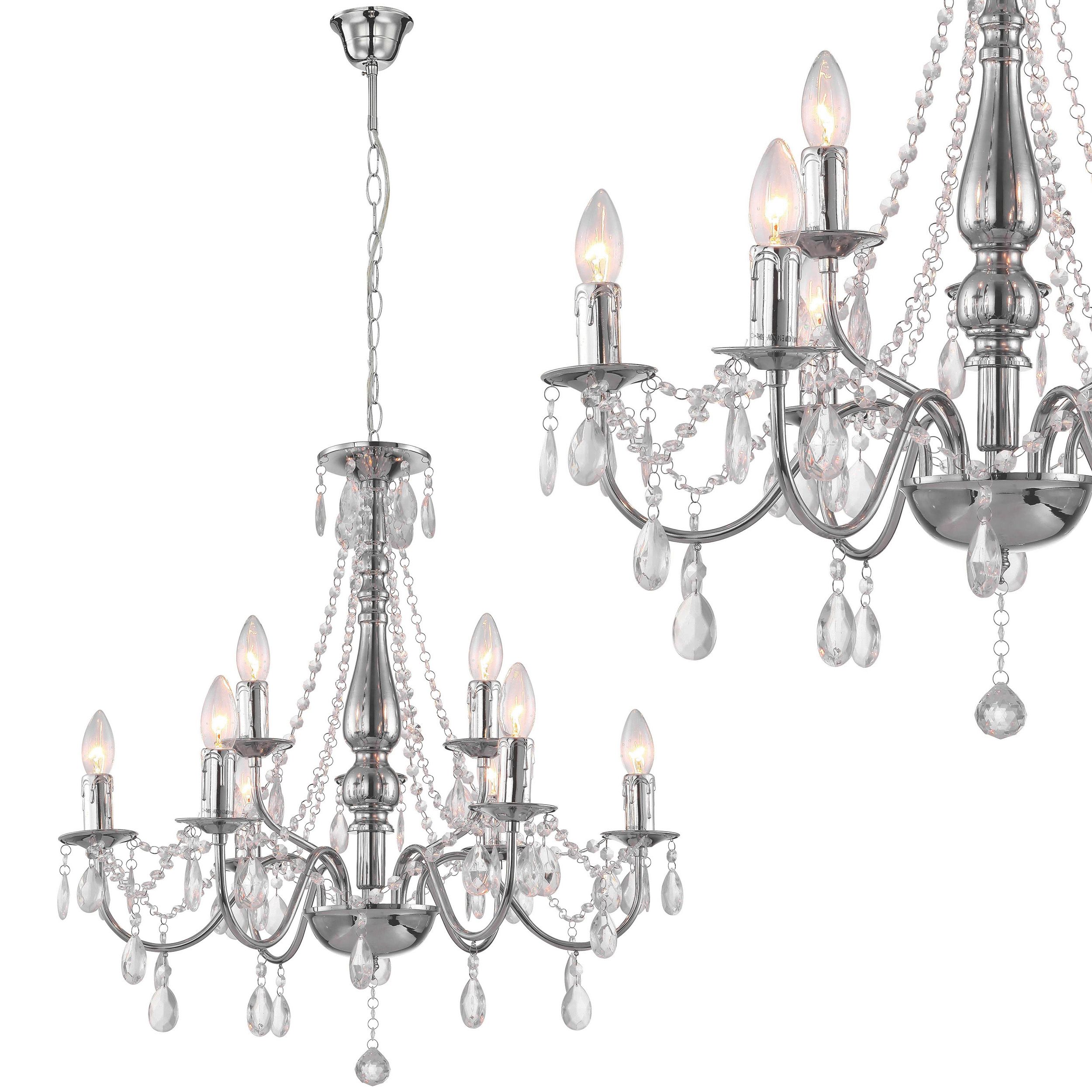 Toolight, stropné svietidlo 9xE14, EBT016-9CP, chróm, OSW-01231