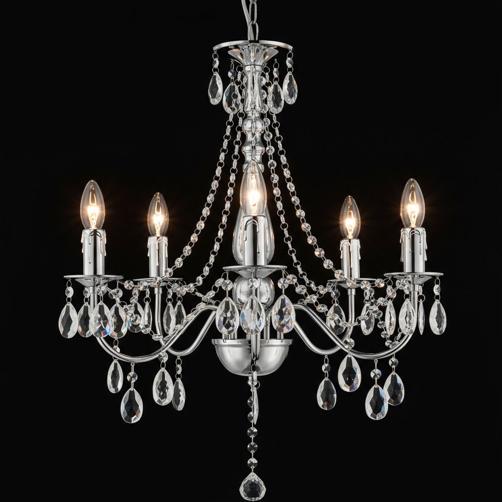 Toolight, stropné svietidlo 5xE14, EBT014-5CP, chróm, OSW-01249