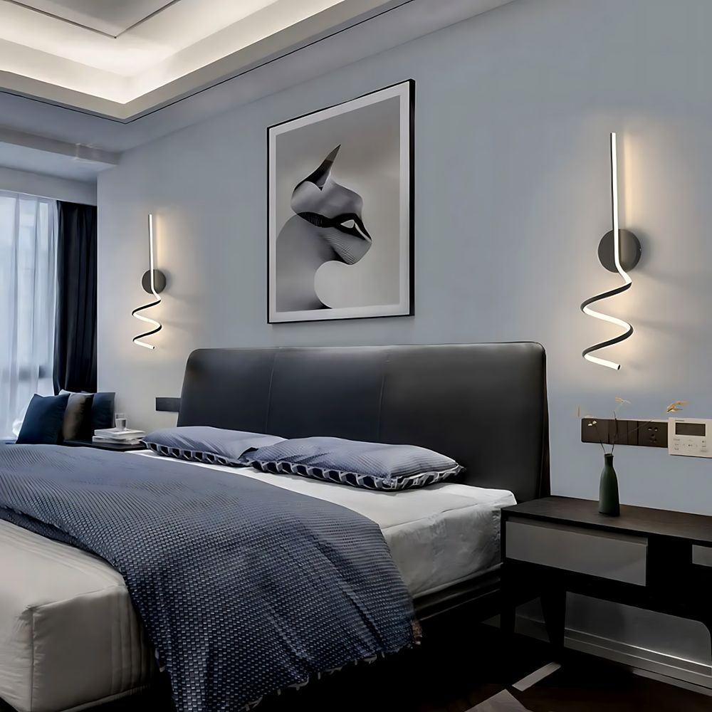 Toolight, LED nástenné svietidlo 26W, 3000K, LHJ061-W, čierna, OSW-50053