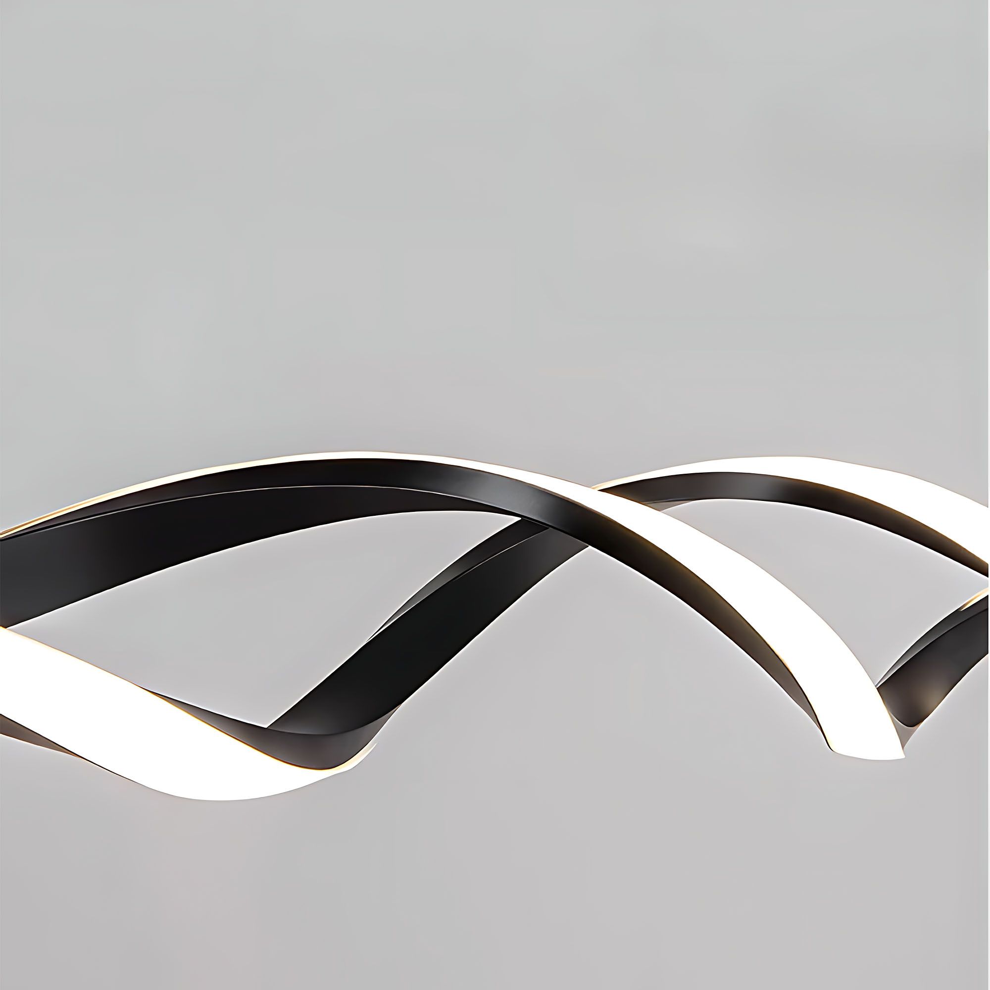 Toolight, LED závesné osvetlenie 120cm, 46W, 3000K, 2000lm, LHJ020-CP, čierna, OSW-50046