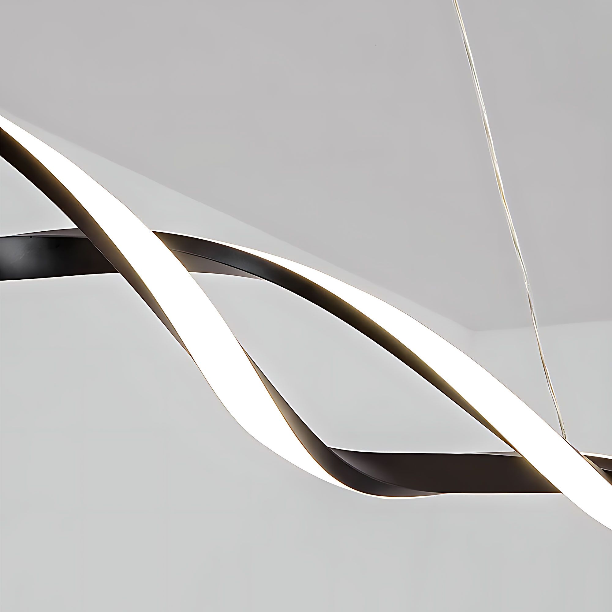 Toolight, LED závesné osvetlenie 120cm, 46W, 3000K, 2000lm, LHJ020-CP, čierna, OSW-50046