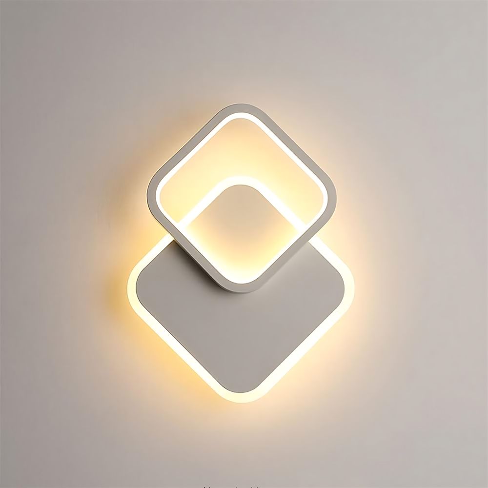 Toolight, LED nástenné svietidlo 18W, 3000K, 500lm, LHJ080-W, biela, OSW-50056