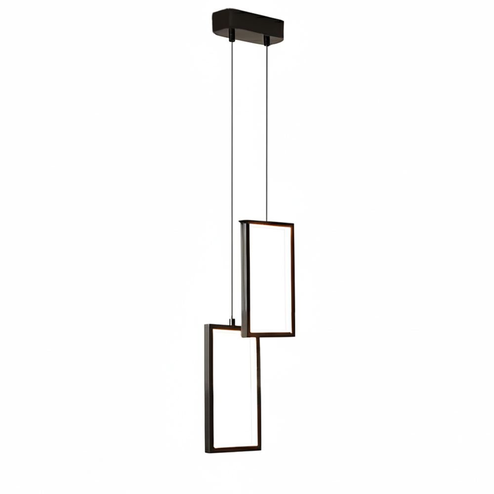 Toolight, LED závesné osvetlenie, 12W, 3000K, 3500lm, LHJ085-2CP, čierna, OSW-50059