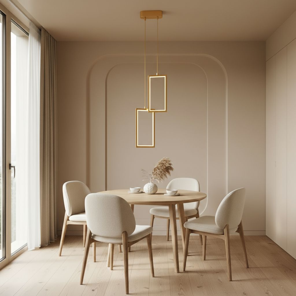 Toolight, LED závesné osvetlenie, 12W, 3000K, 3500lm, LHJ086-2CP, zlatá, OSW-50061