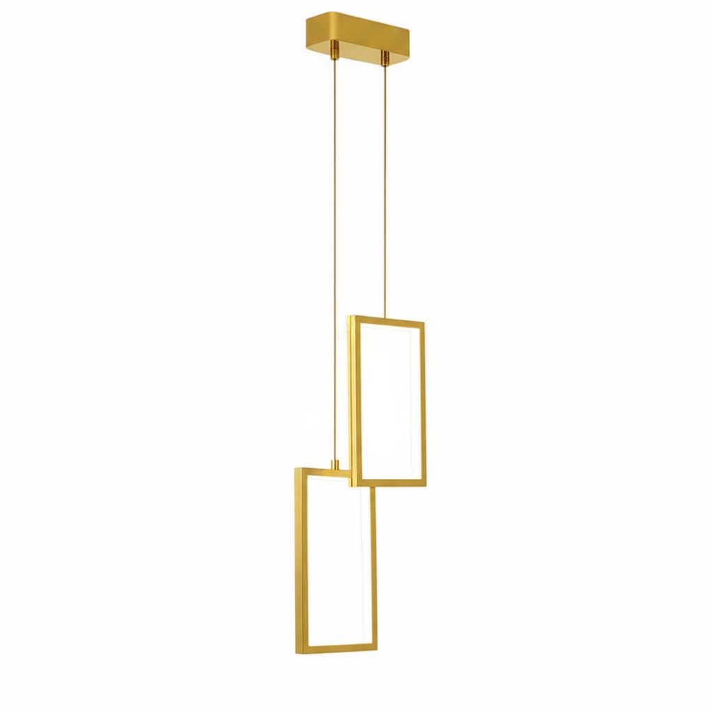 Toolight, LED závesné osvetlenie, 12W, 3000K, 3500lm, LHJ086-2CP, zlatá, OSW-50061