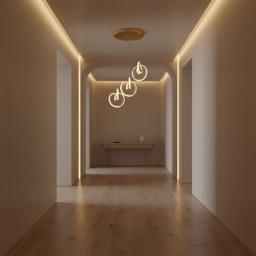 Toolight, LED závesné osvetlenie 33W, 3000K, 3500lm, LHJ093-3CP, zlatá lesklá, OSW-50066