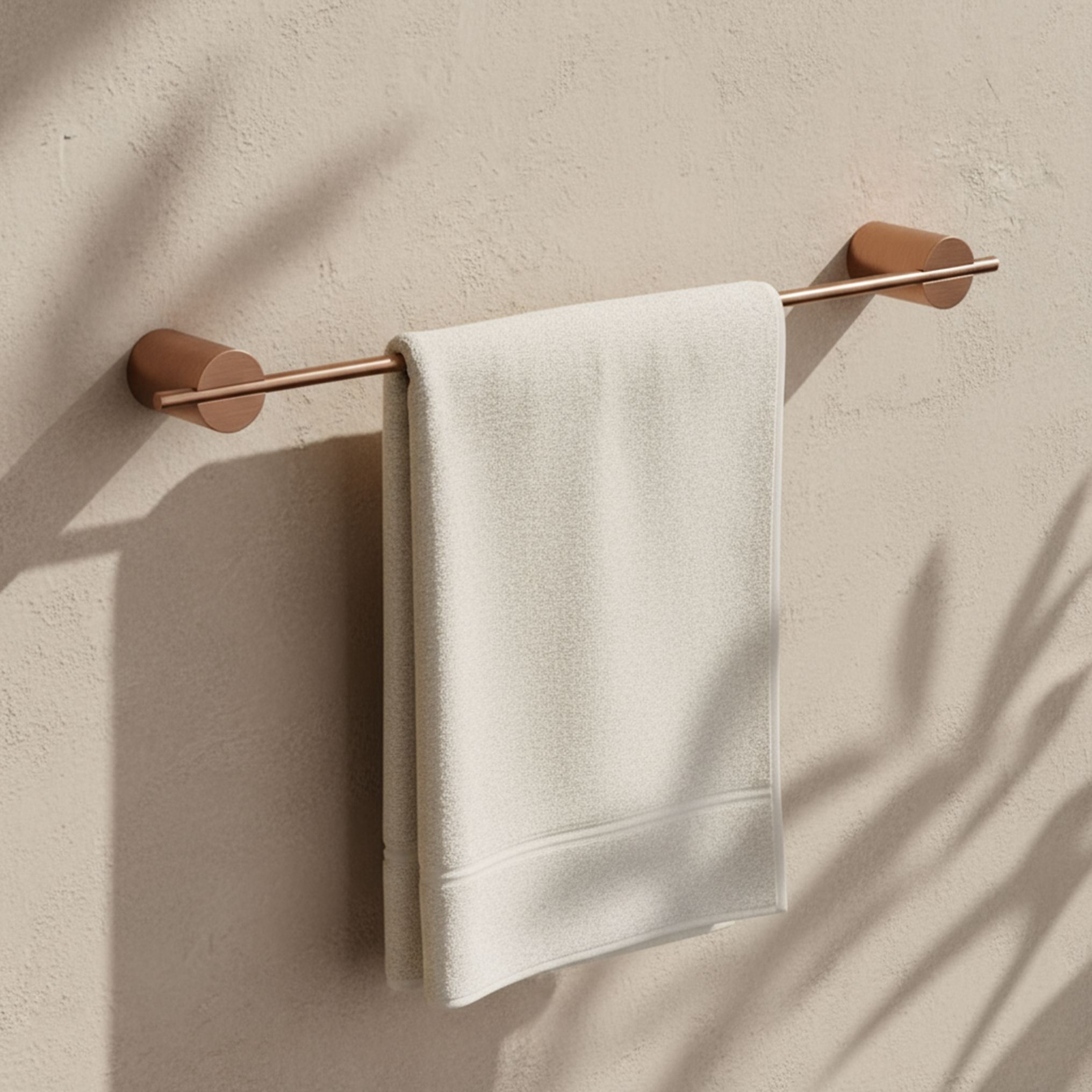 Rea Tomi, kúpeľňový vešiak na uteráky 60cm, medená matná, REA-88011