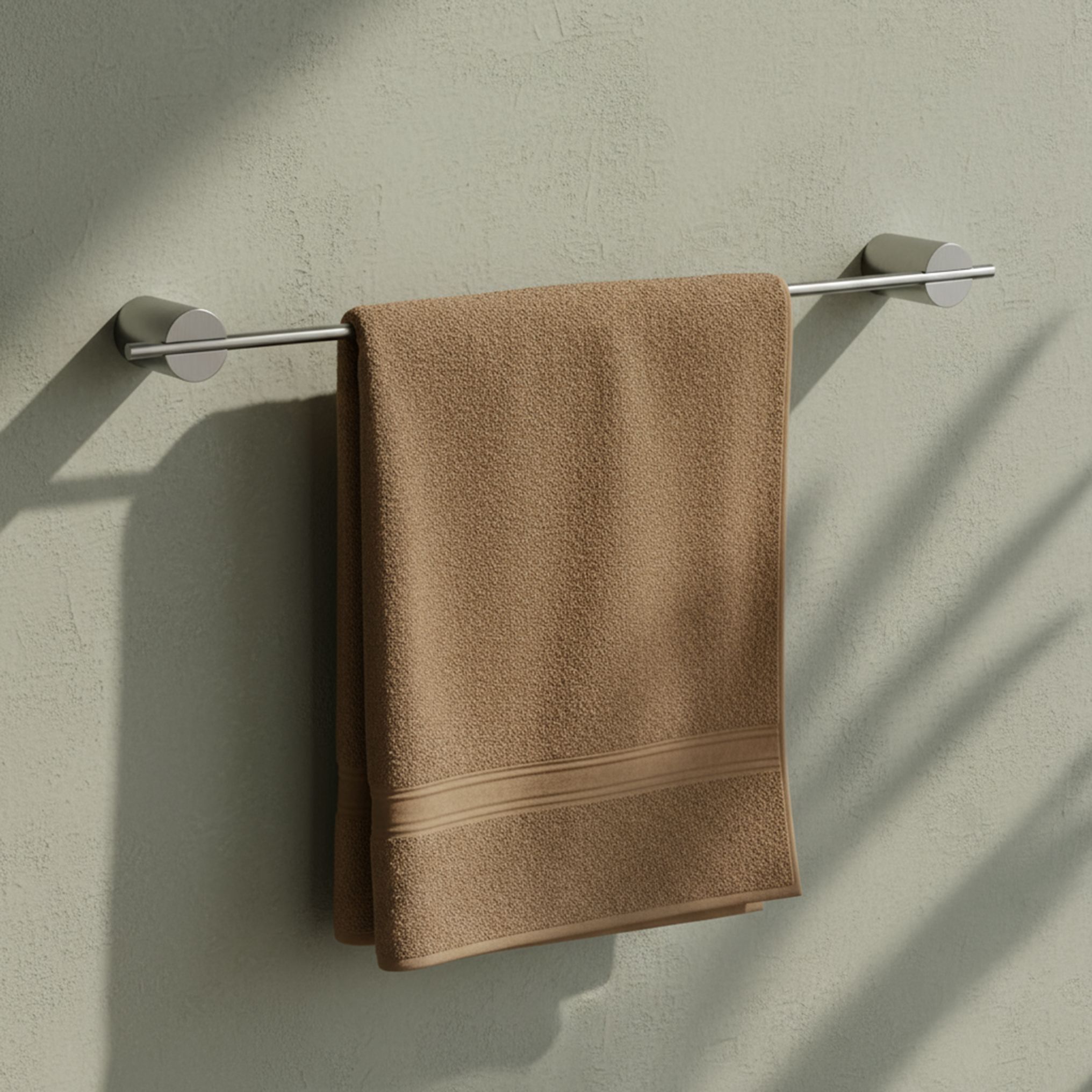 Rea Tomi, kúpeľňový vešiak na uteráky 60cm, brúsená oceľ, REA-88012