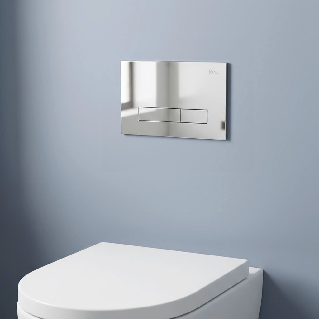 Rea, Ovládacie tlačidlo k podomietkovým systémom WC HD K011A-Q Chrome, REA-E9561