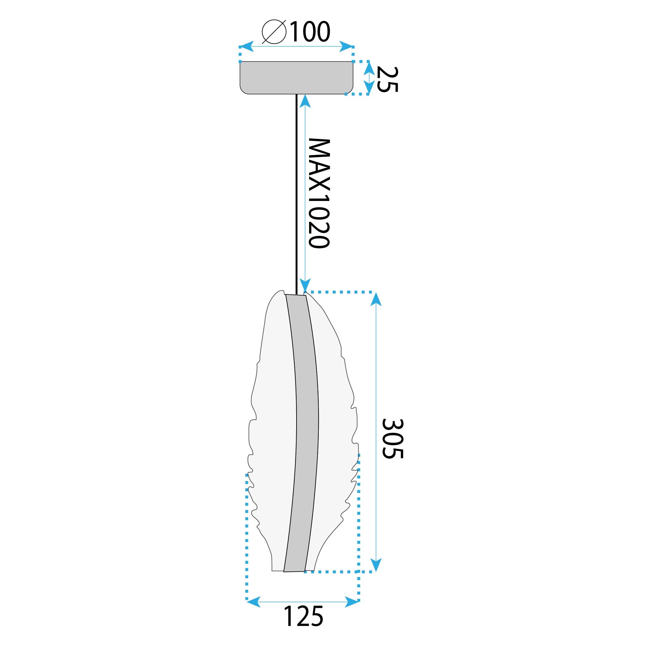 Toolight, LED stropné svietidlo, 8W, 4000K, 1000lm, G141-CP, zlatá, OSW-02610