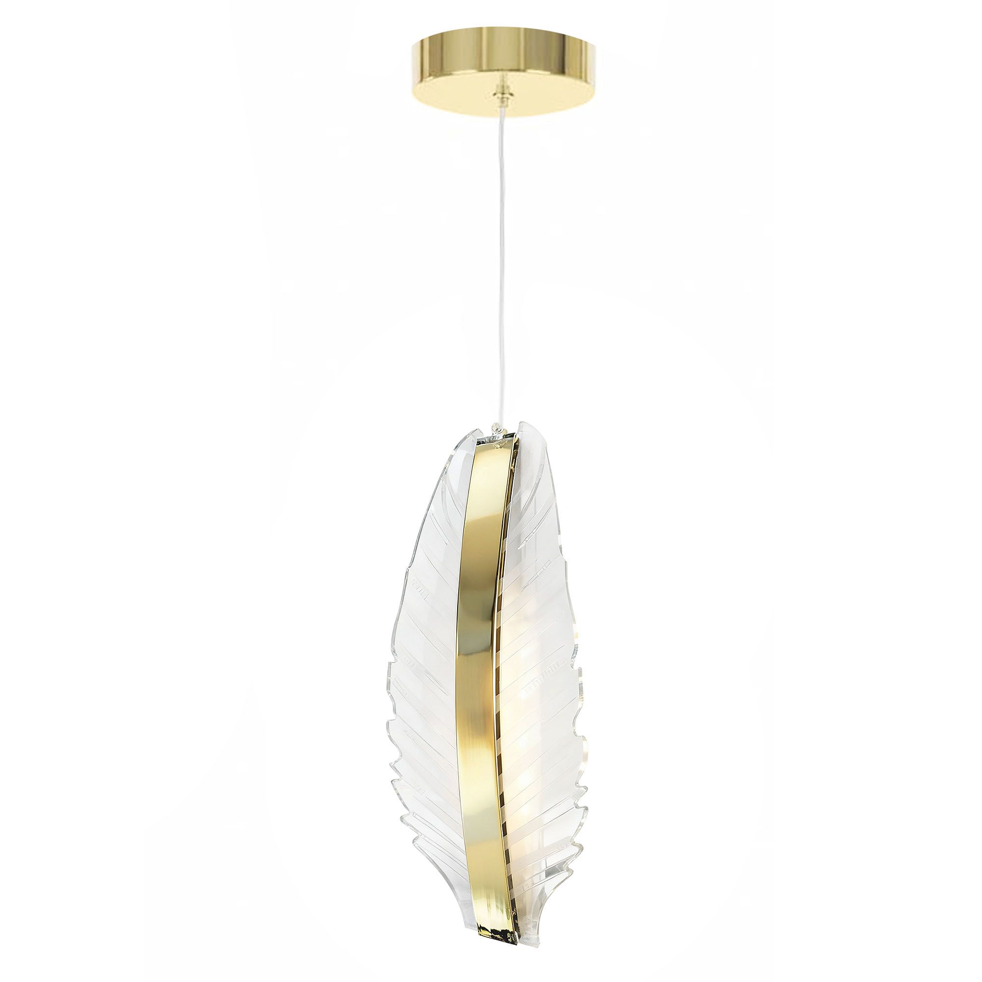 Toolight, LED stropné svietidlo, 8W, 4000K, 1000lm, G141-CP, zlatá, OSW-02610