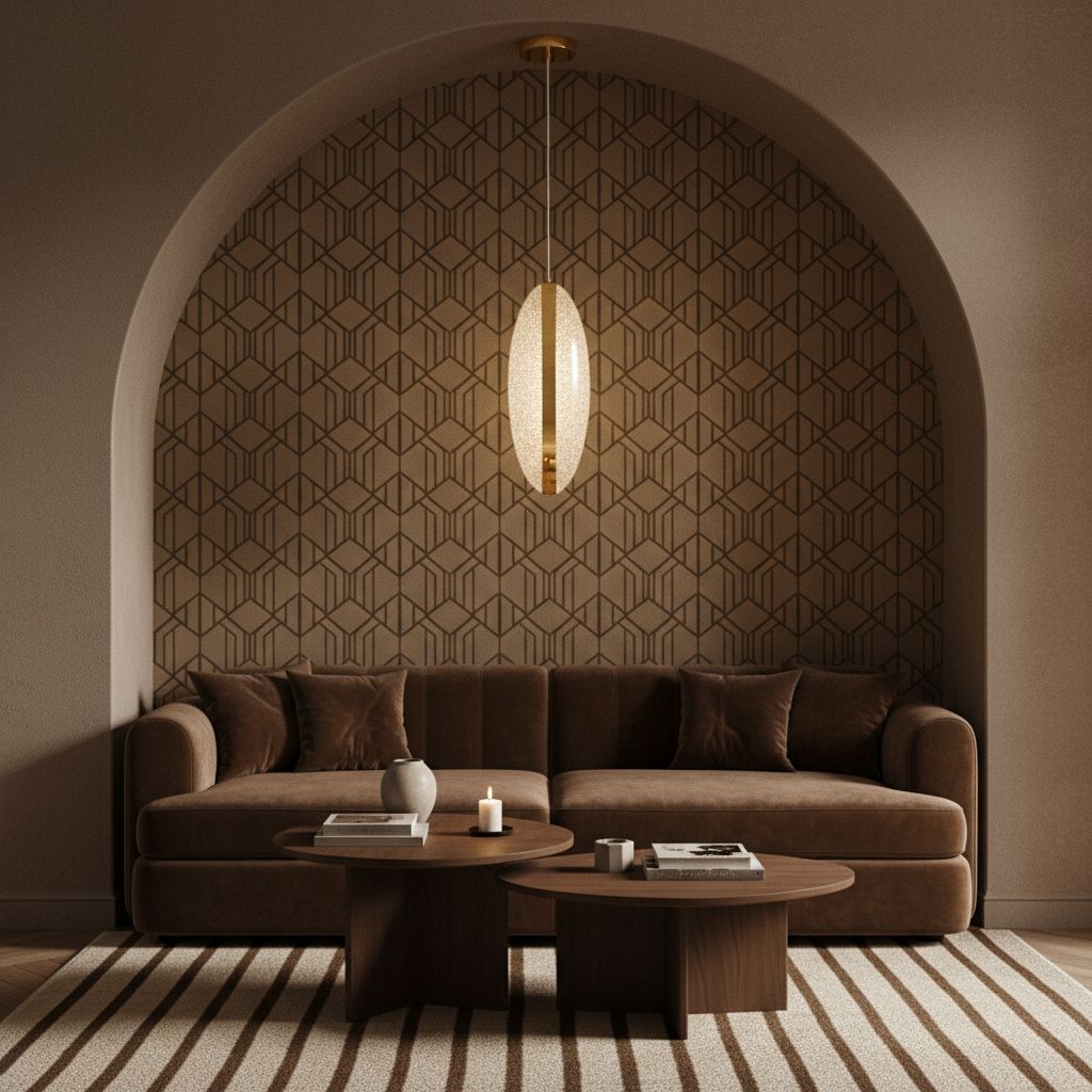 Toolight, LED závesné svietidlo, 7W, 4000K, 4500lm, G131-CP, zlatá, OSW-02605