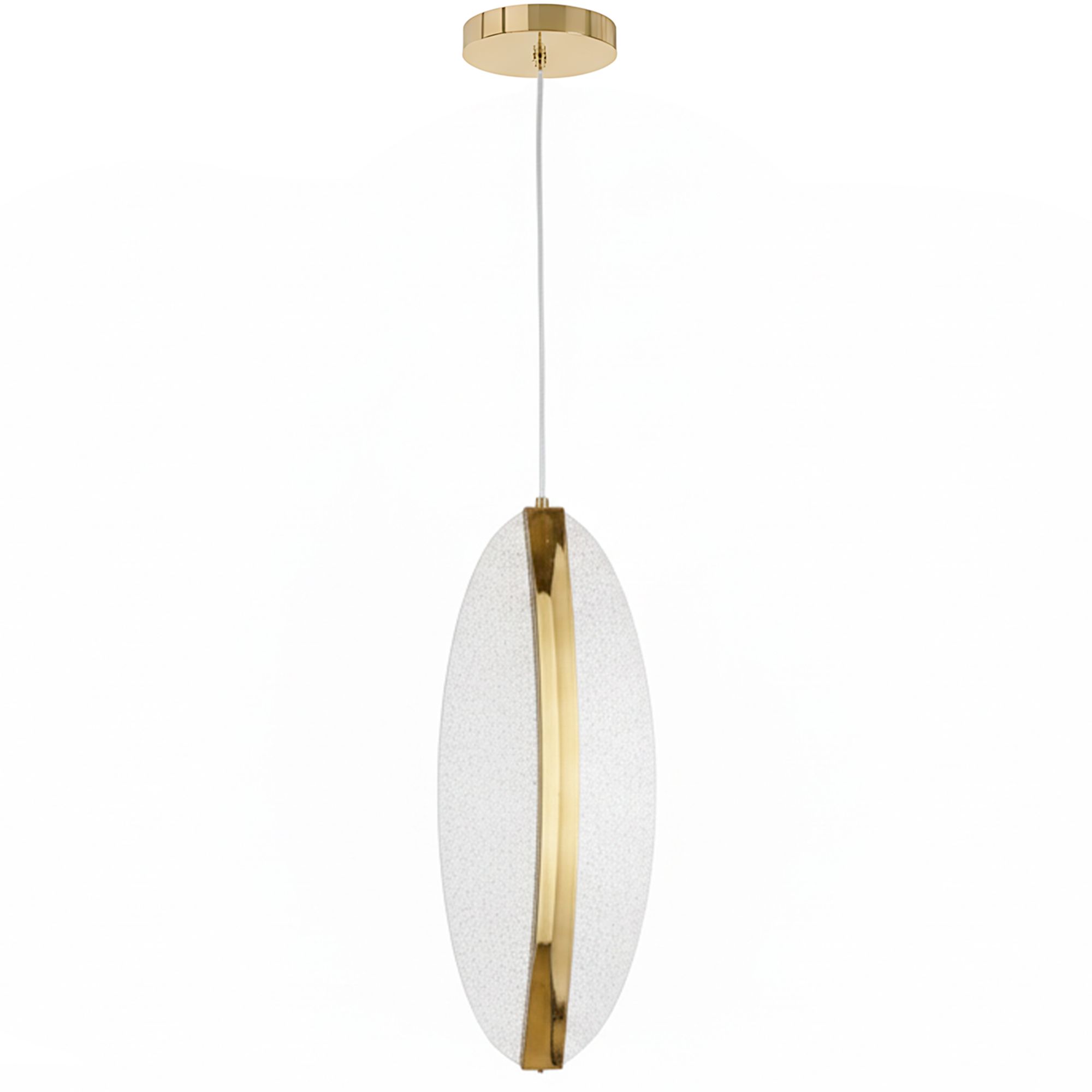 Toolight, LED závesné svietidlo, 7W, 4000K, 4500lm, G131-CP, zlatá, OSW-02605