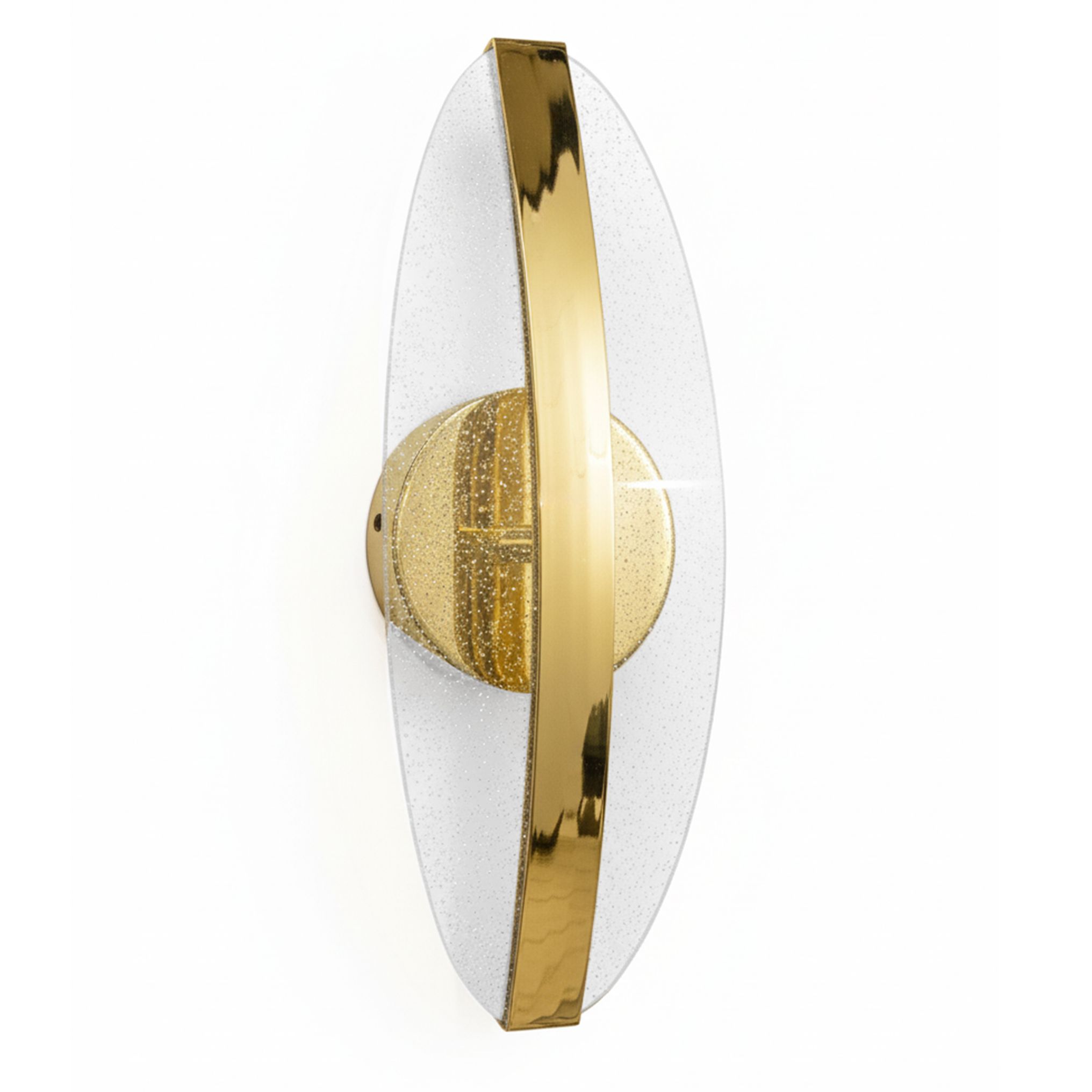 Toolight, LED nástenné svietidlo 8W, 4000K, 1000lm, G130-W, zlatá, OSW-02604