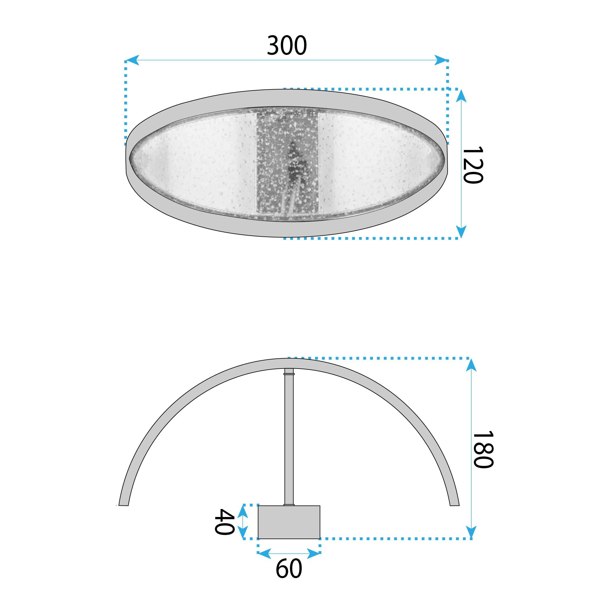 Toolight, LED nástenné svietidlo 8W, 4000K, 1000lm, G137-W, ružové zlato, OSW-02621