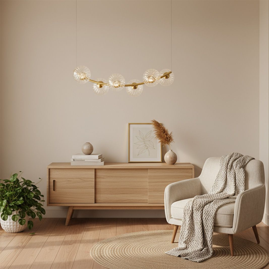 Toolight, stropné svietidlo 6xG9, G133-6CP, zlatá, OSW-02607