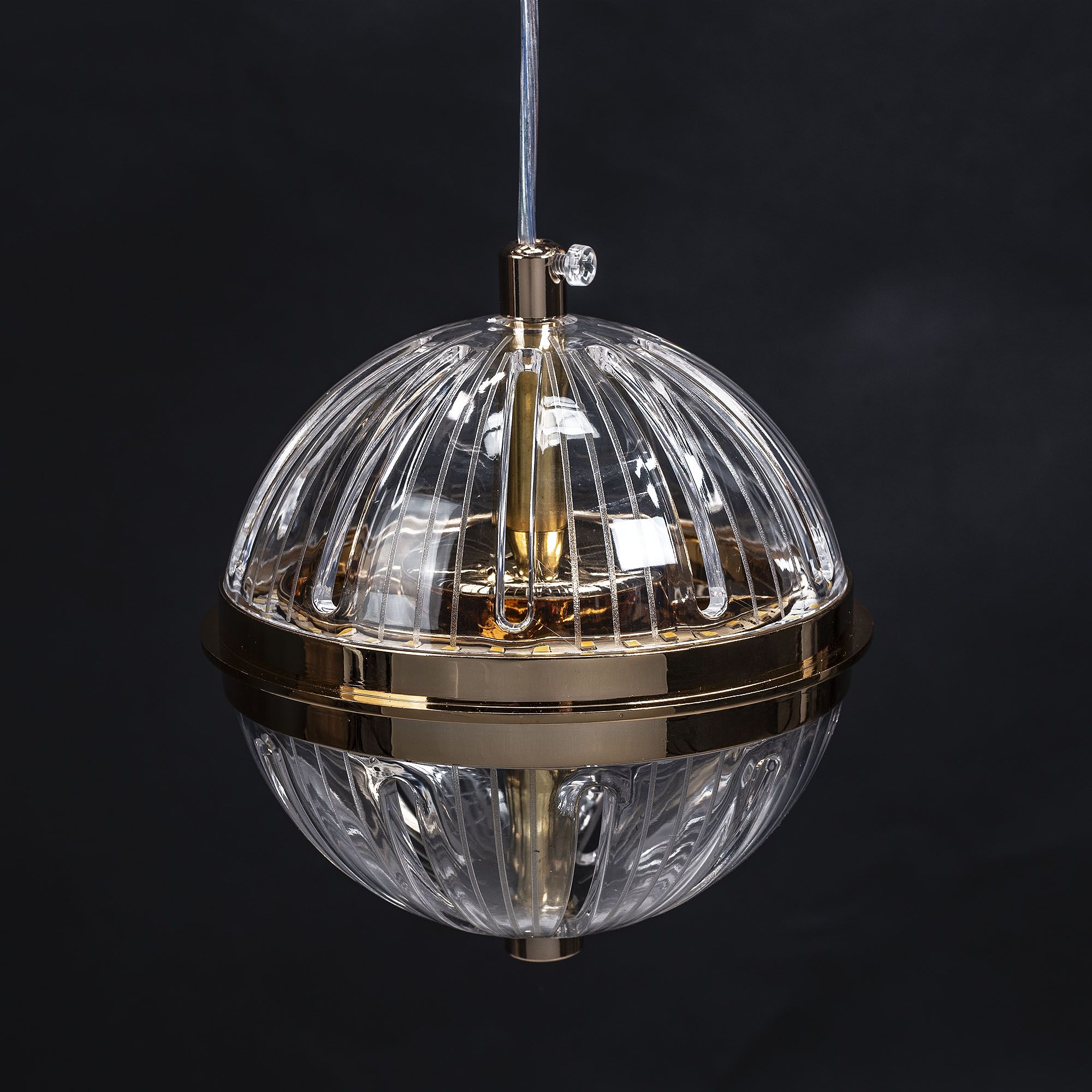 Toolight, stropné svietidlo 50cm, 160W, 4000K, 5000lm, G143-CP, zlatá, OSW-02613