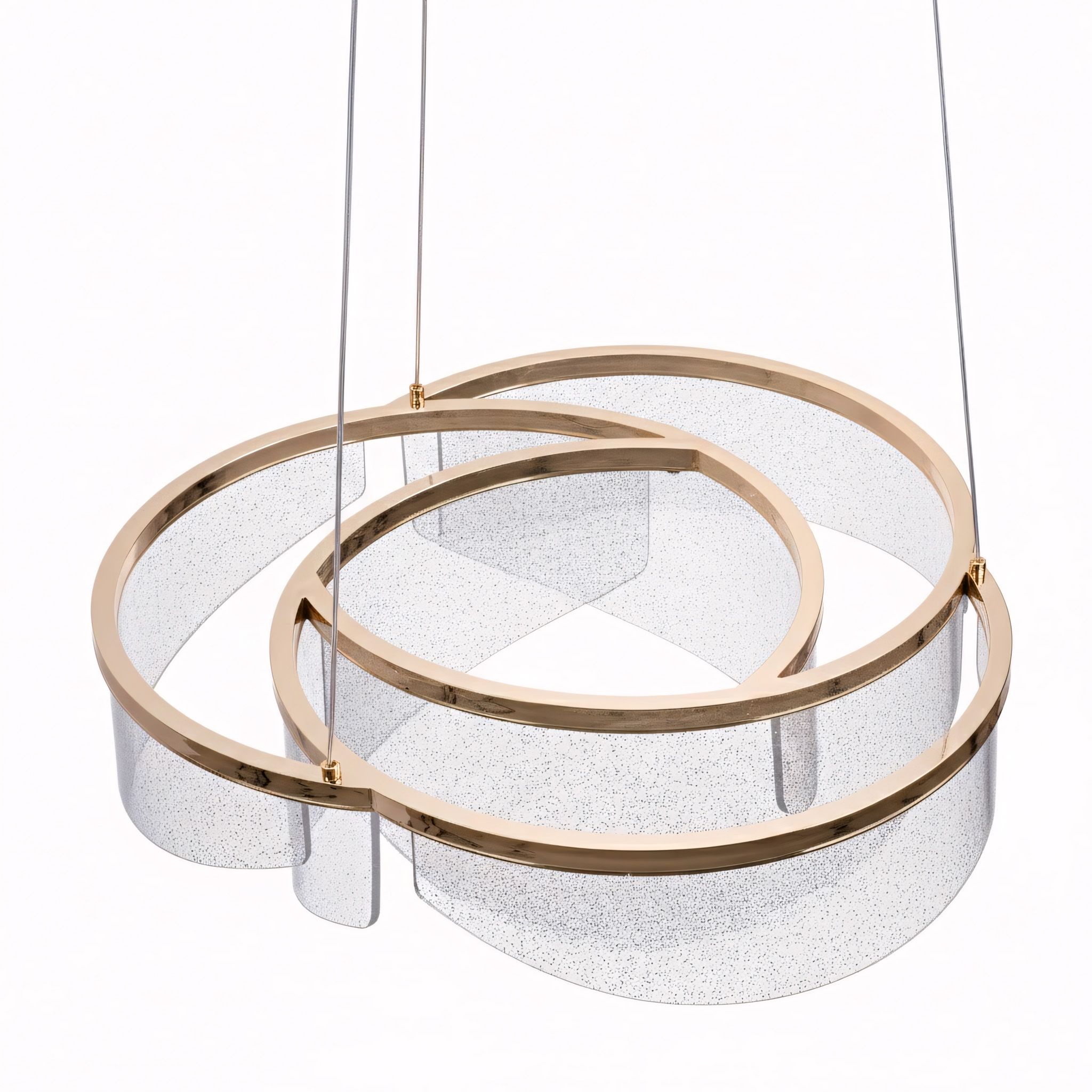 Toolight, stropné svietidlo 50cm, 57W, 4000K, 4000lm, LED G138-CP, zlatá, OSW-02622